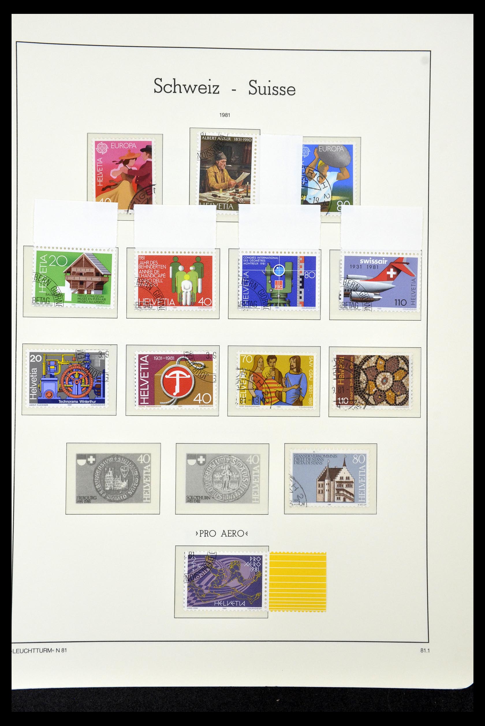 35030 074 - Stamp Collection 35030 Switzerland 1850-1997.