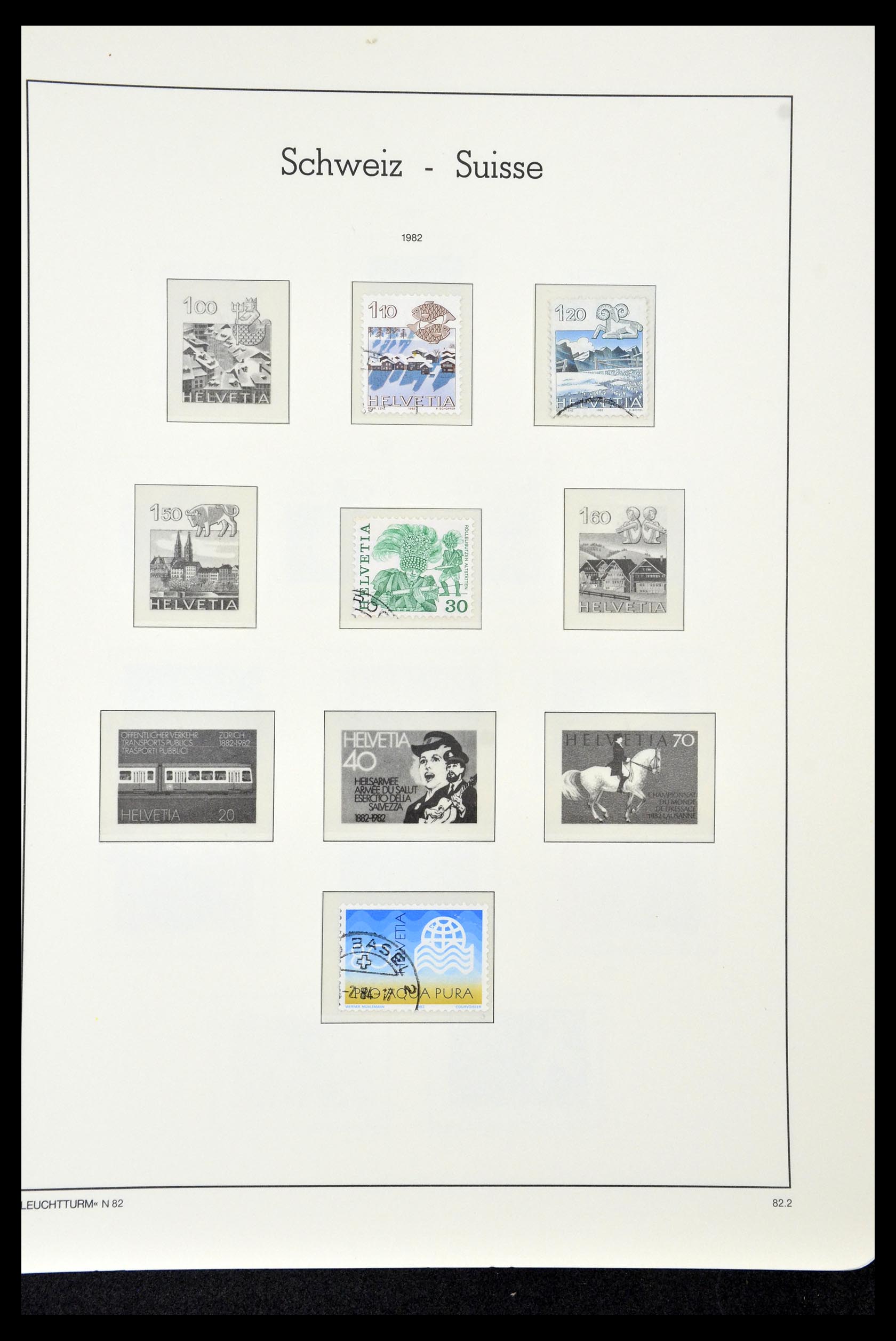 35030 076 - Stamp Collection 35030 Switzerland 1850-1997.