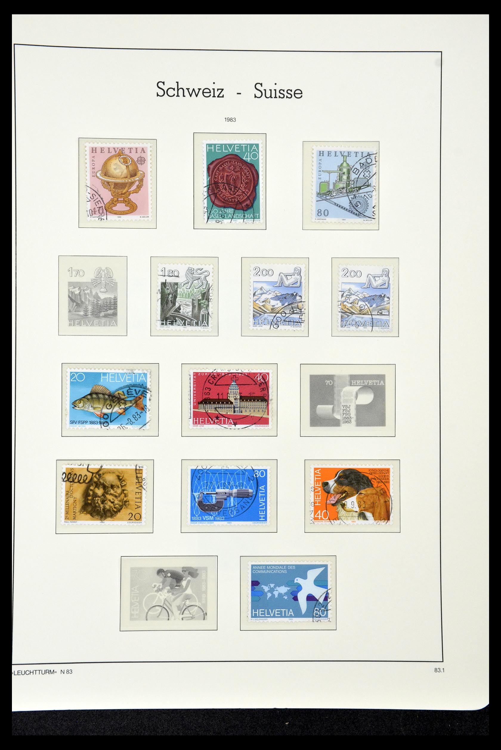 35030 077 - Stamp Collection 35030 Switzerland 1850-1997.