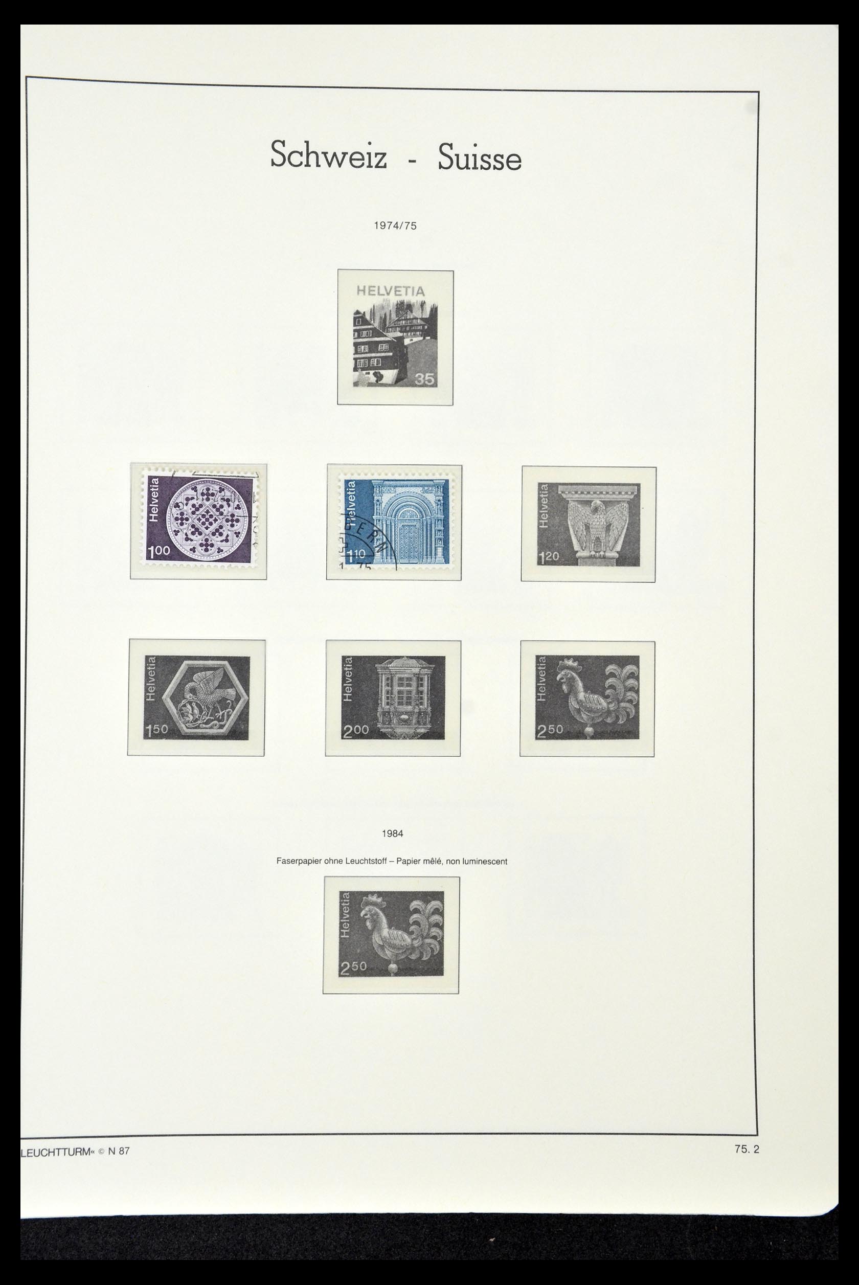 35030 078 - Stamp Collection 35030 Switzerland 1850-1997.