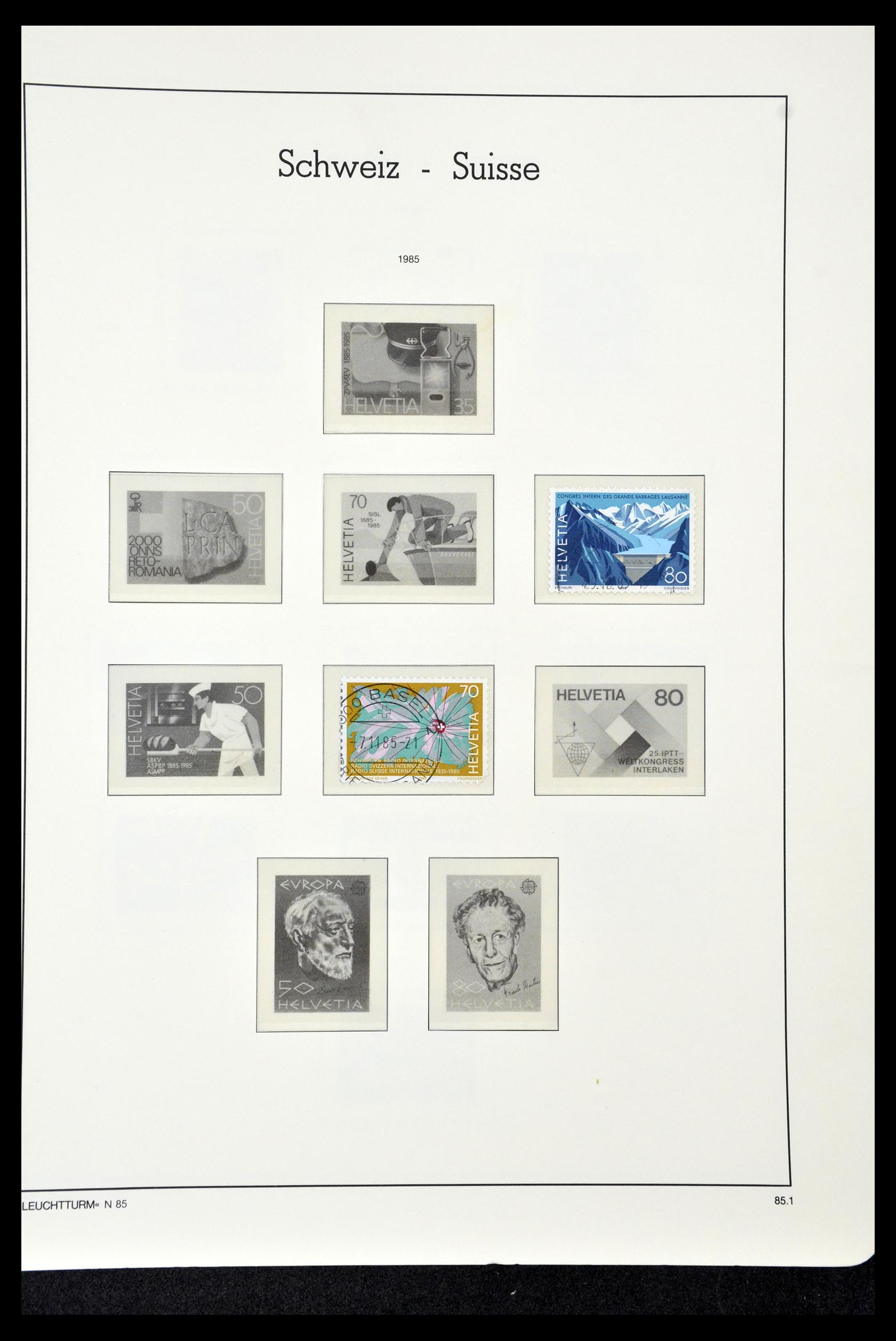 35030 079 - Stamp Collection 35030 Switzerland 1850-1997.