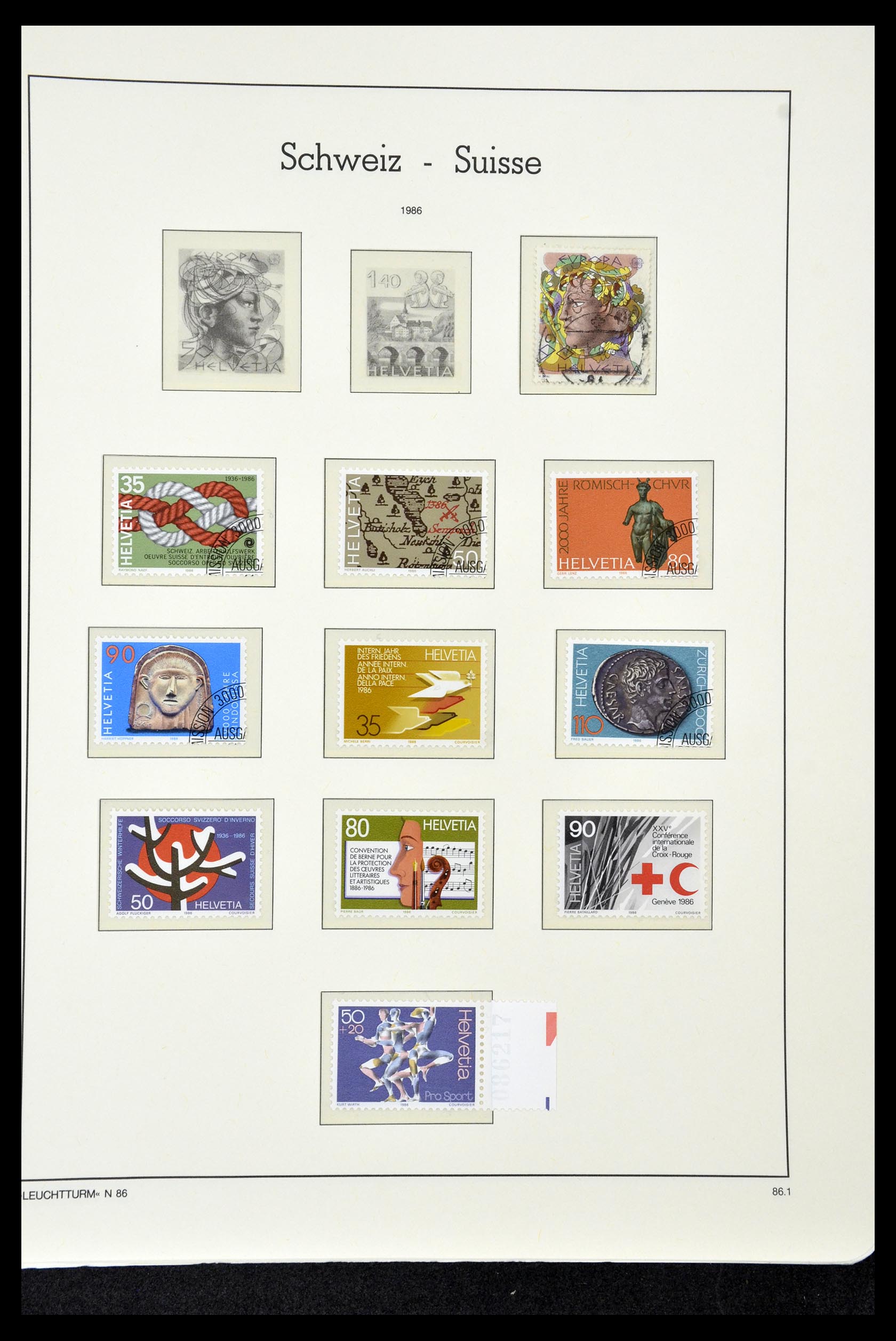 35030 080 - Stamp Collection 35030 Switzerland 1850-1997.