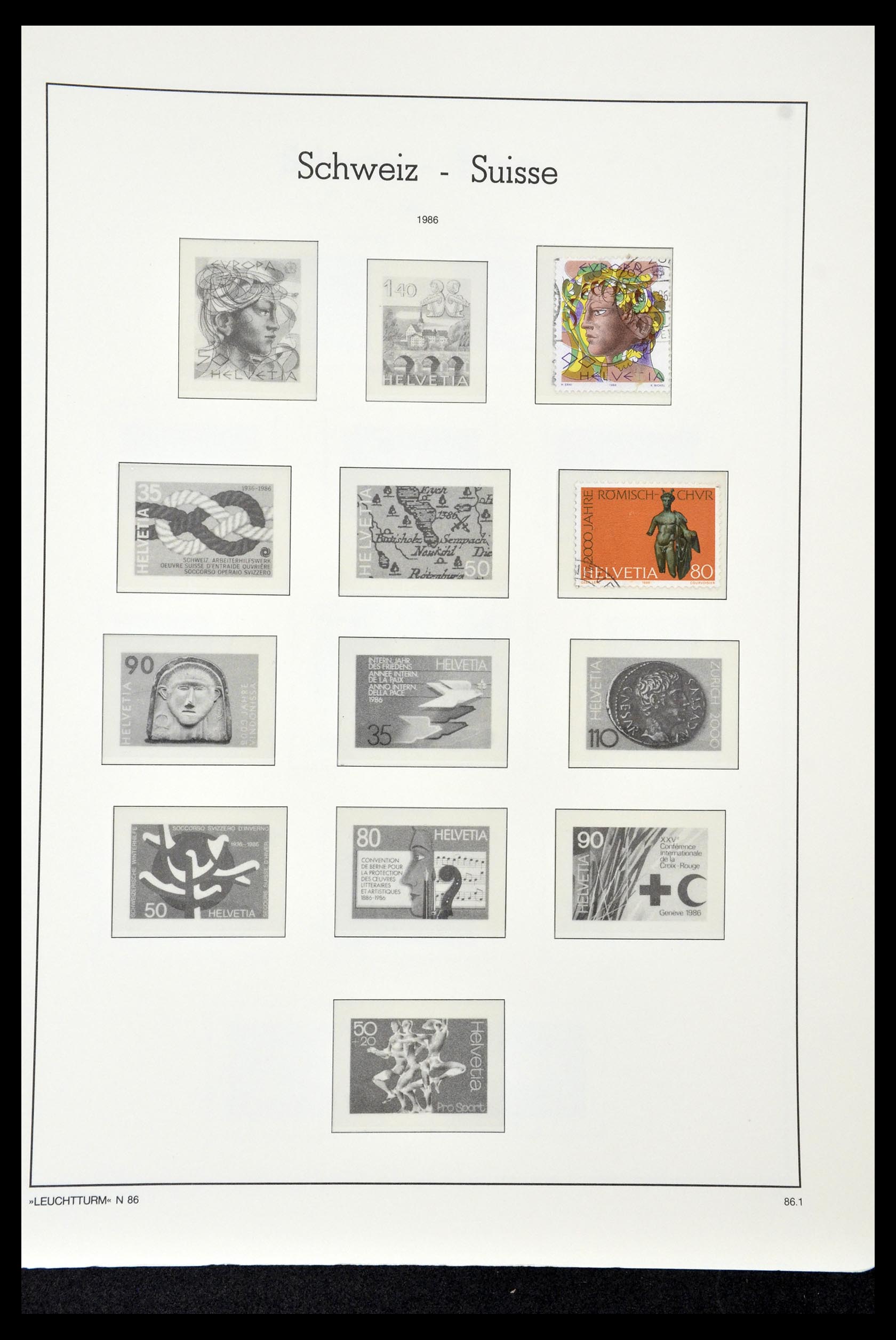 35030 081 - Stamp Collection 35030 Switzerland 1850-1997.