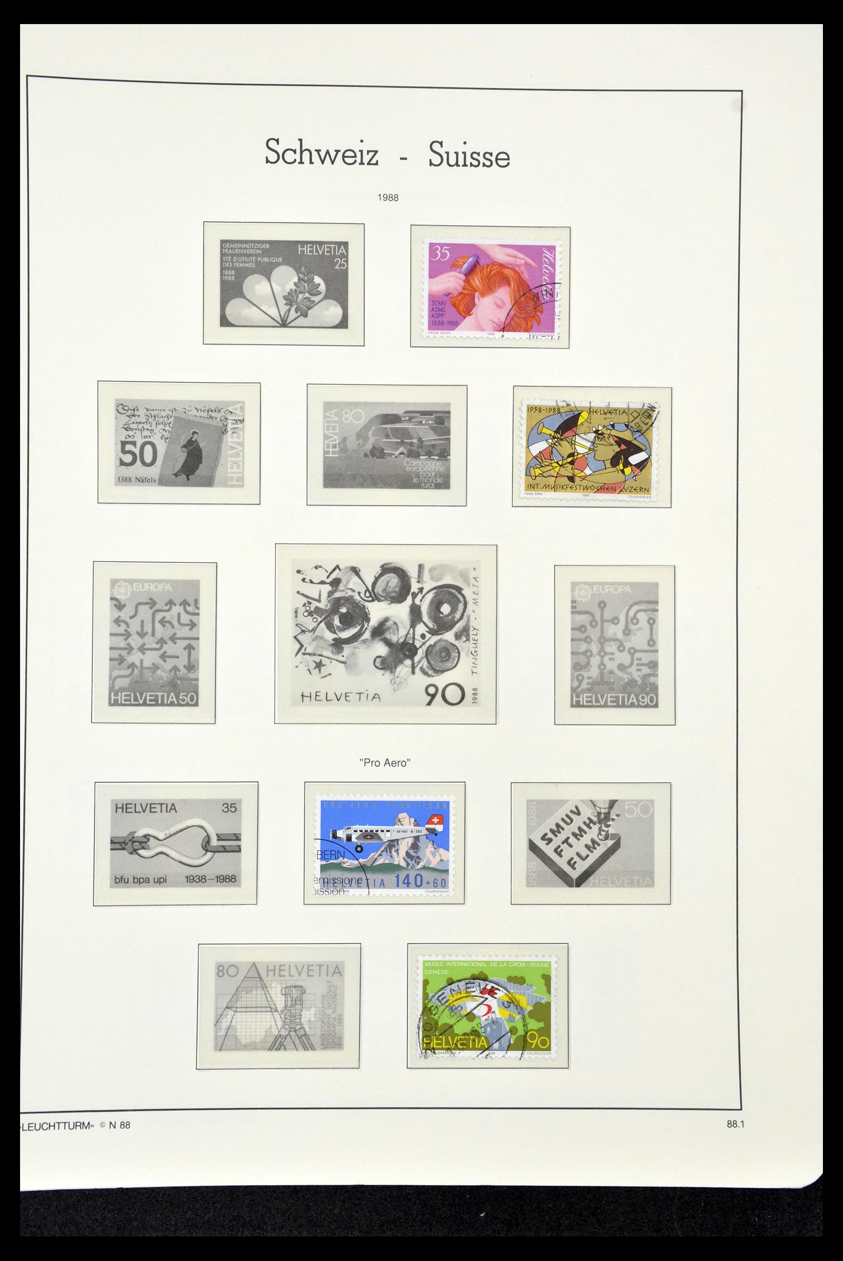 35030 082 - Stamp Collection 35030 Switzerland 1850-1997.