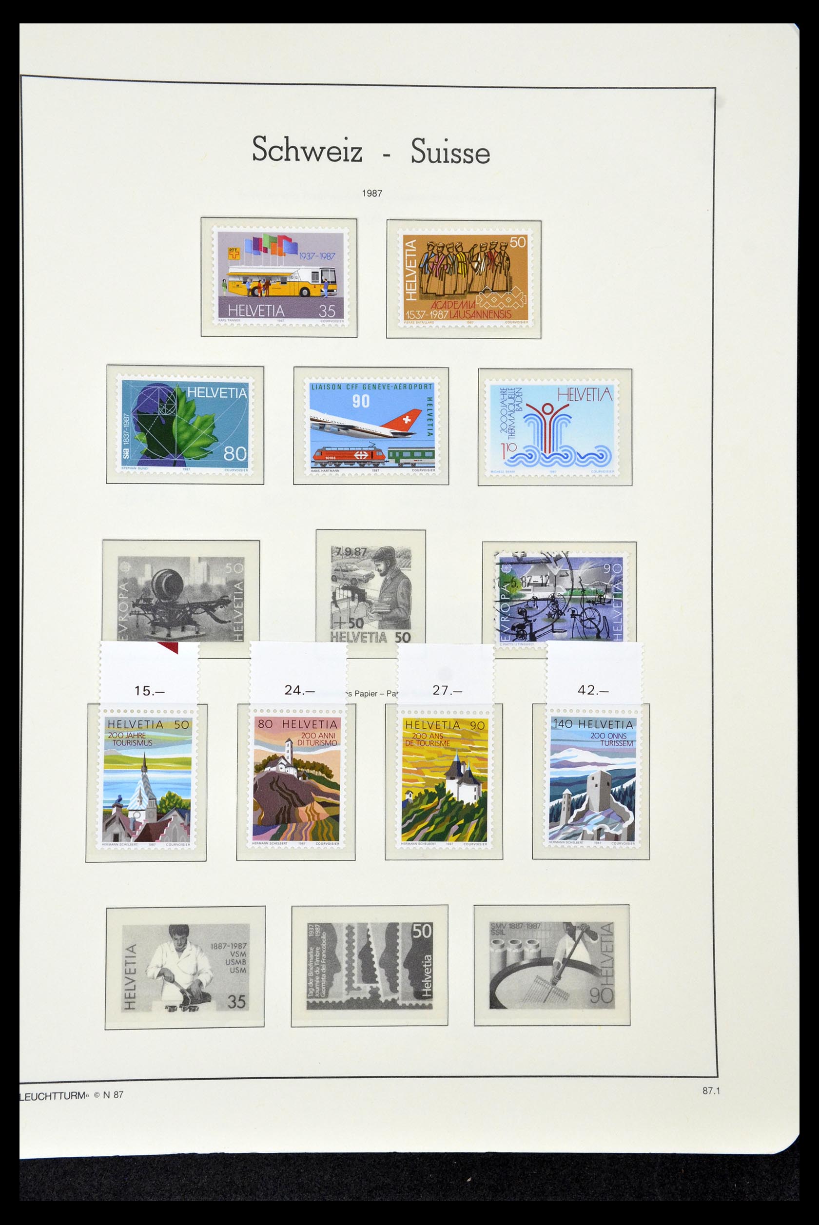 35030 083 - Stamp Collection 35030 Switzerland 1850-1997.
