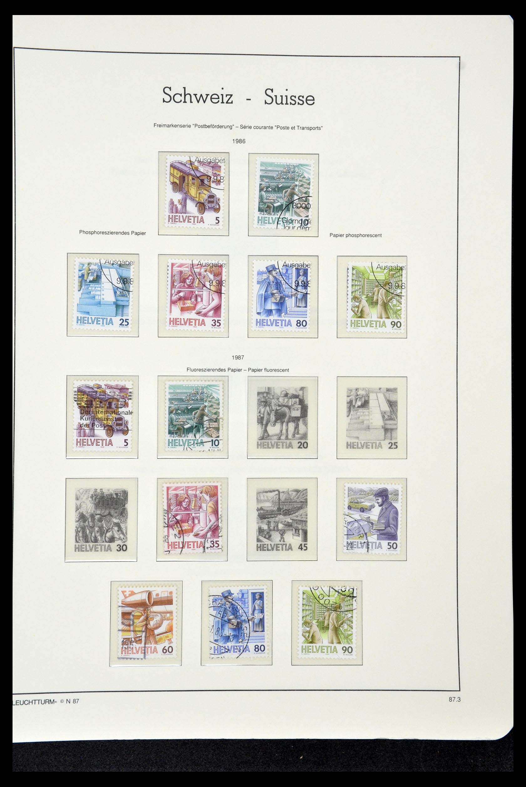 35030 084 - Stamp Collection 35030 Switzerland 1850-1997.