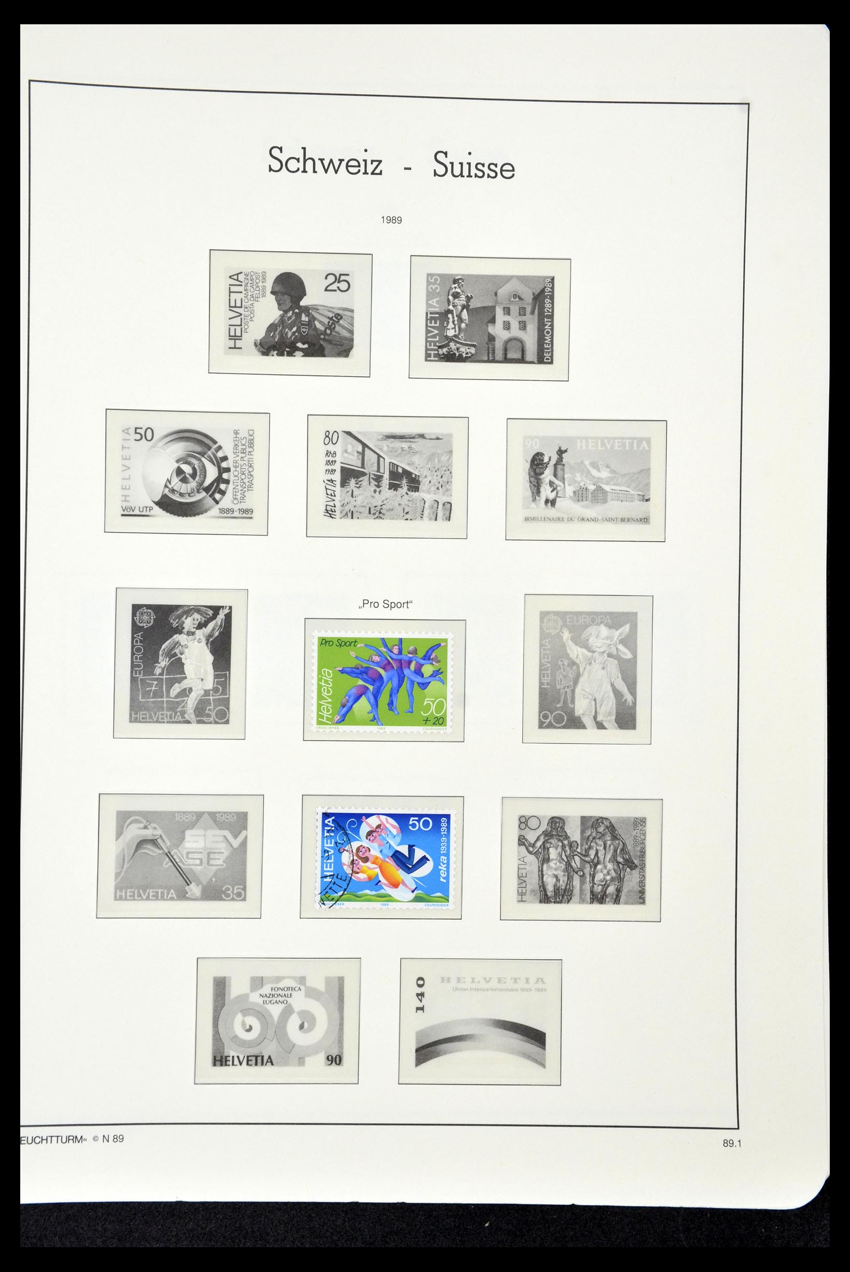 35030 085 - Stamp Collection 35030 Switzerland 1850-1997.