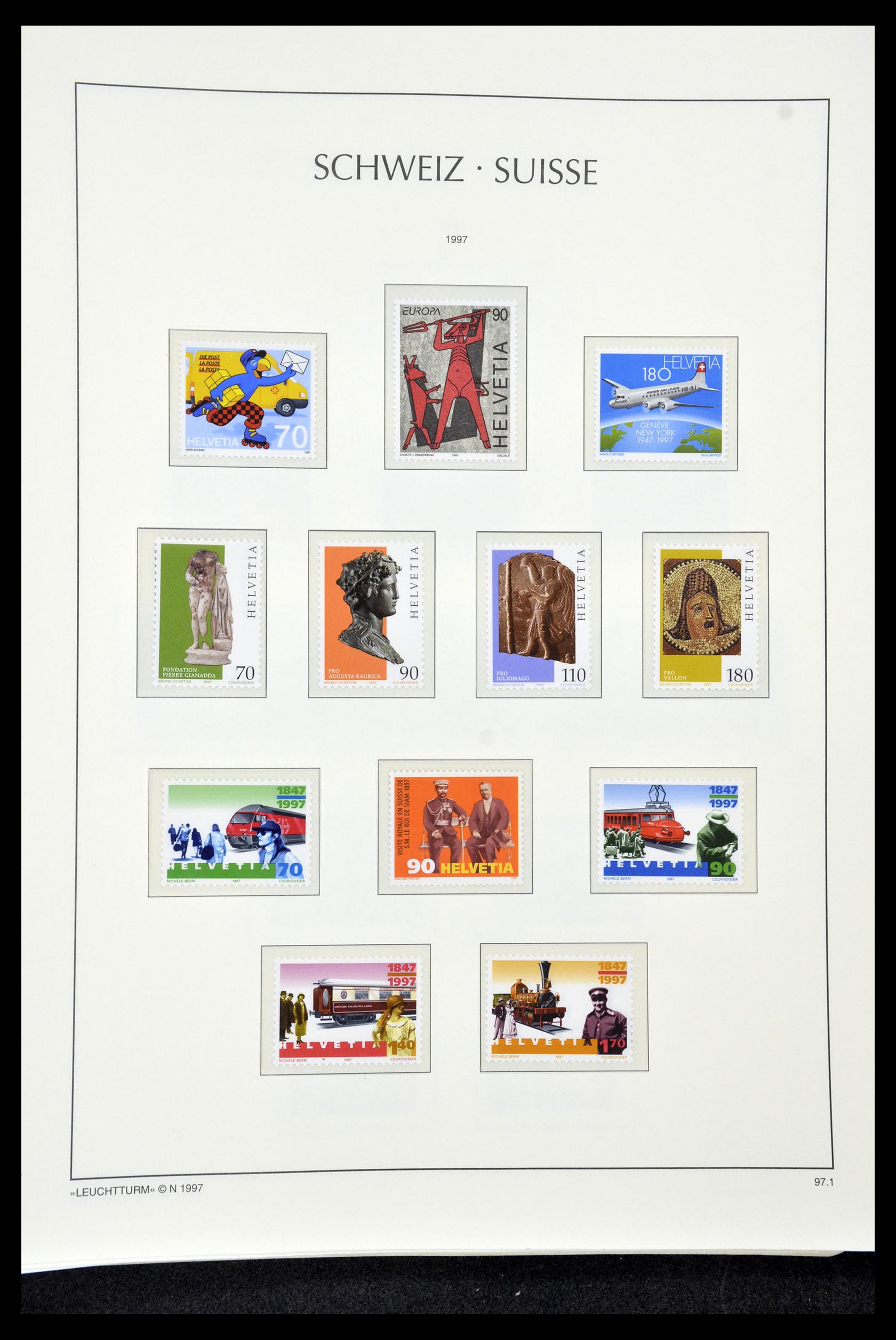 35030 086 - Stamp Collection 35030 Switzerland 1850-1997.