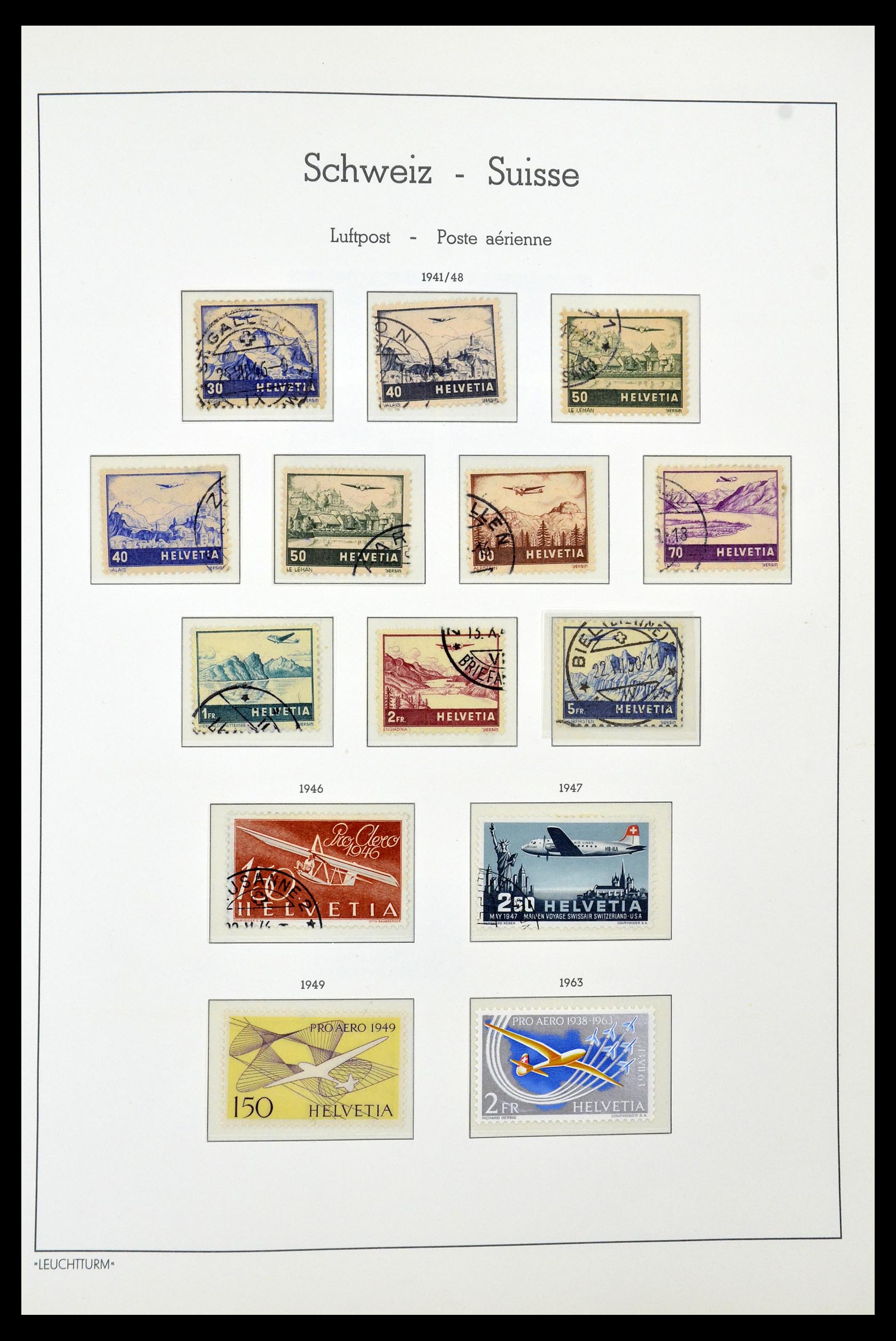 35030 093 - Stamp Collection 35030 Switzerland 1850-1997.