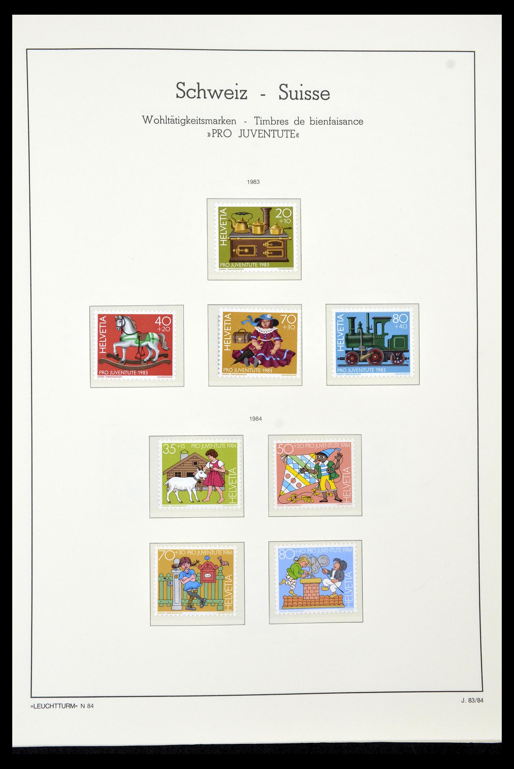 35030 124 - Stamp Collection 35030 Switzerland 1850-1997.
