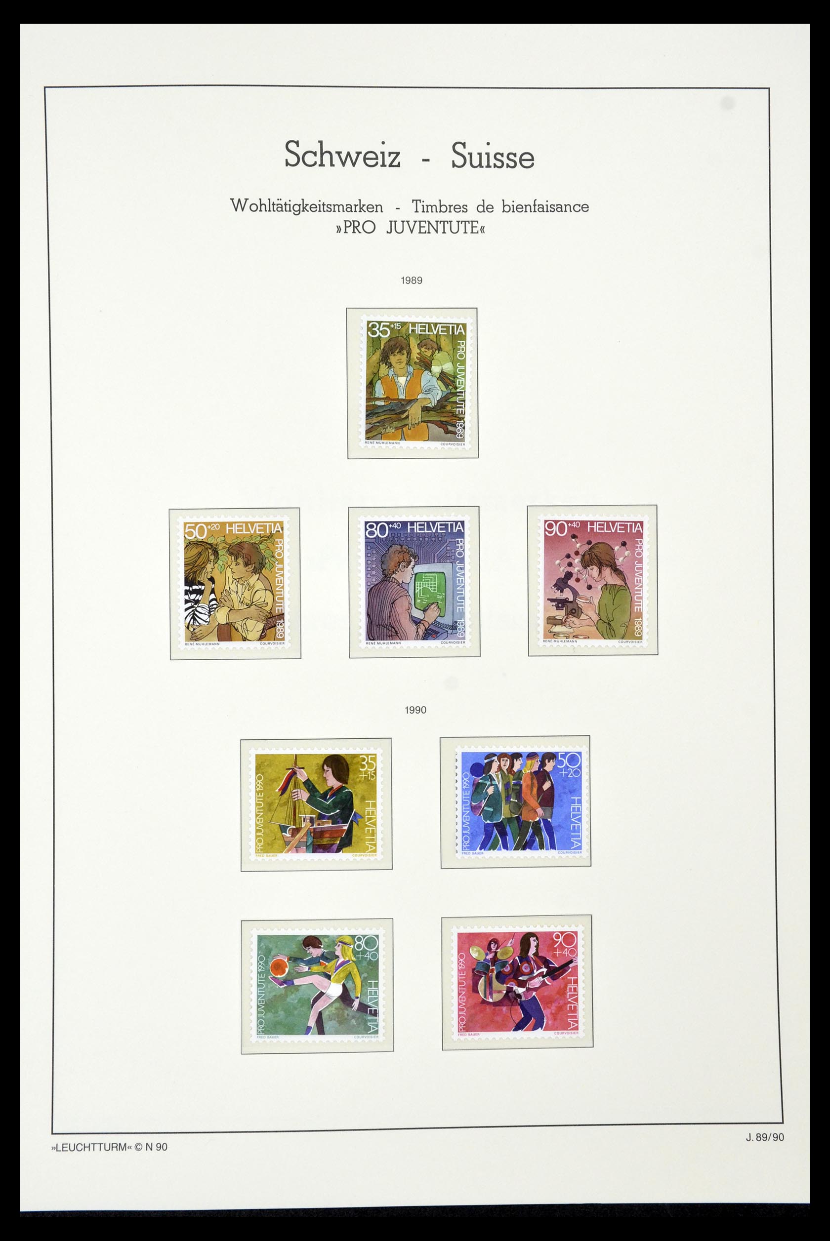 35030 127 - Stamp Collection 35030 Switzerland 1850-1997.