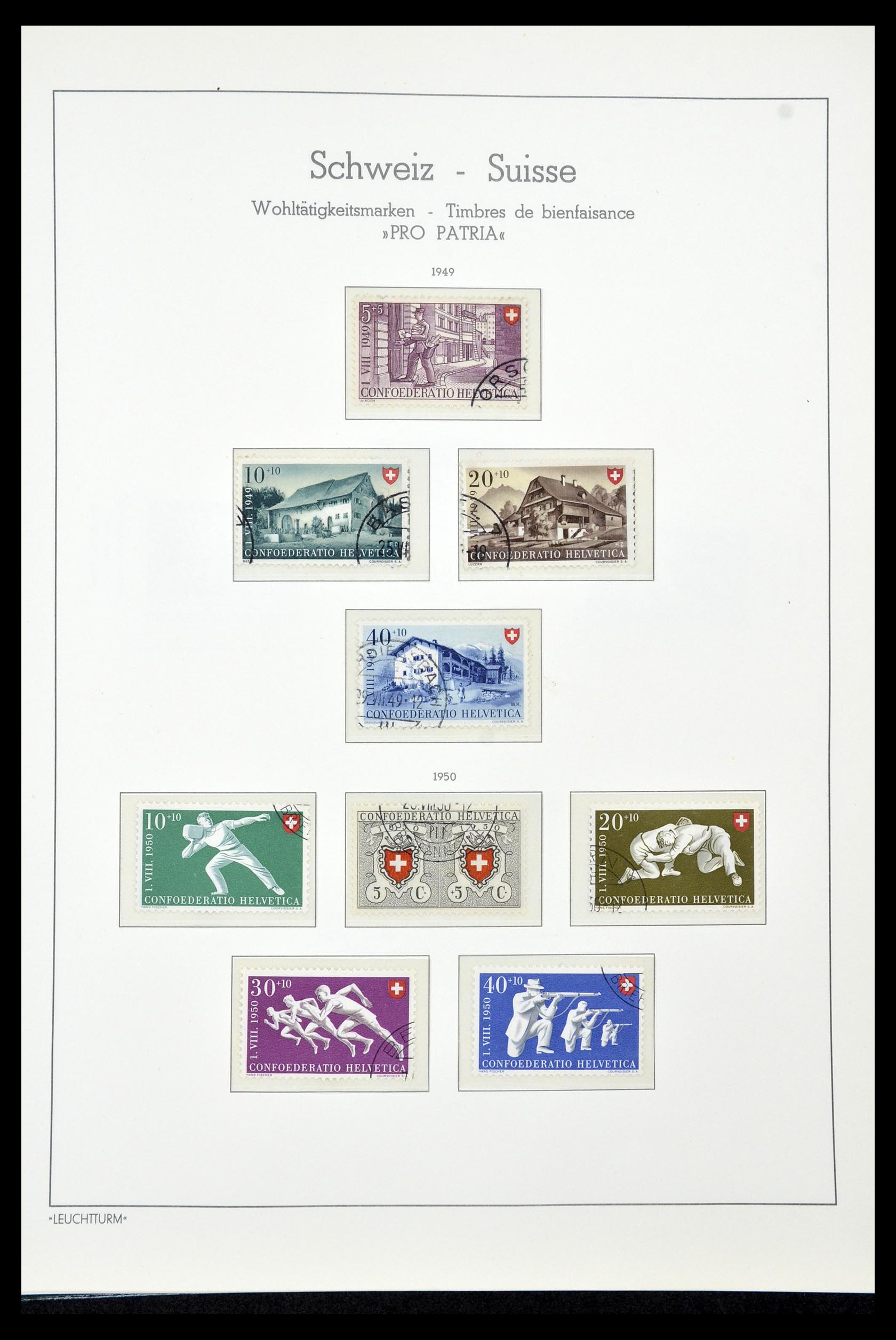 35030 134 - Stamp Collection 35030 Switzerland 1850-1997.