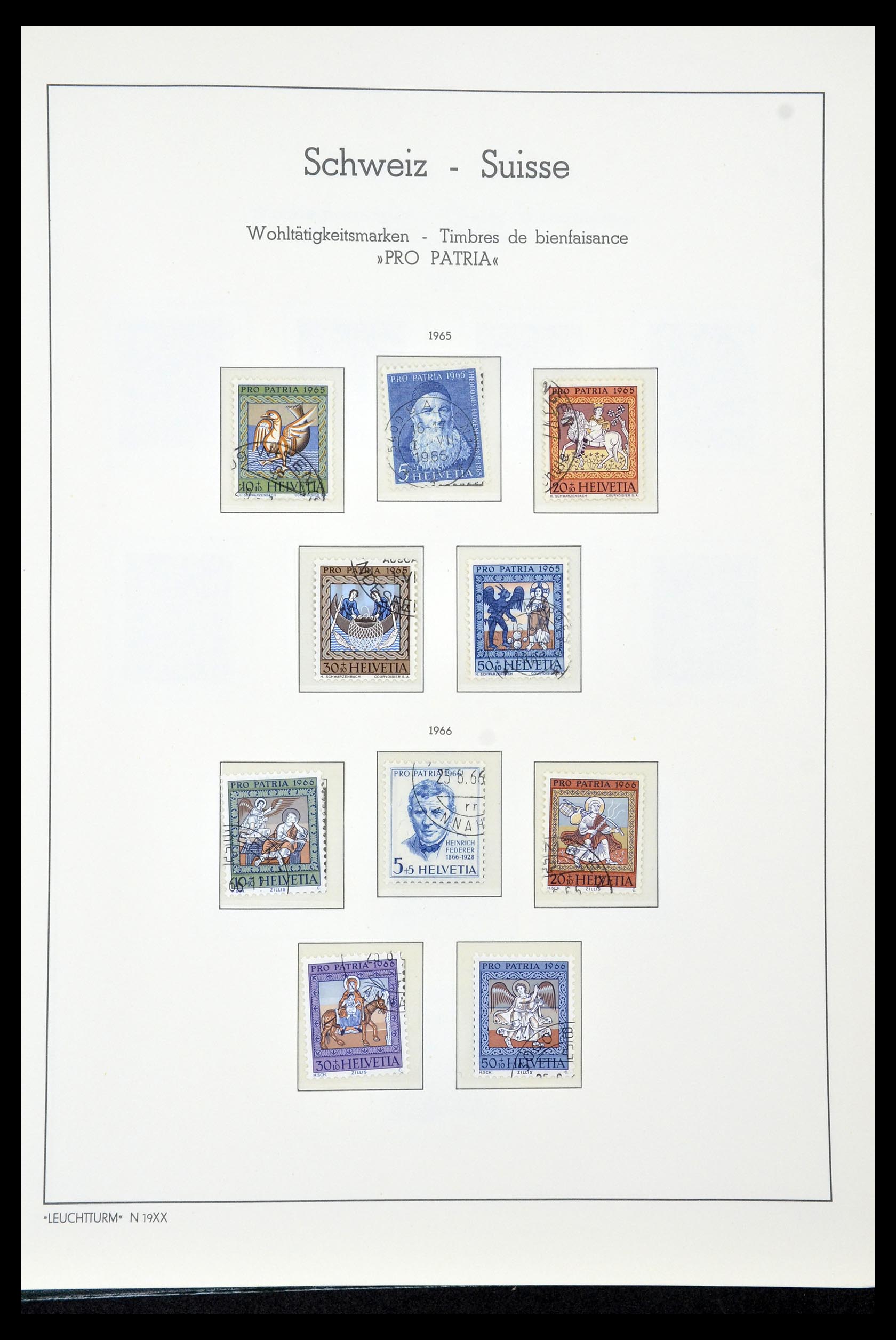 35030 142 - Stamp Collection 35030 Switzerland 1850-1997.