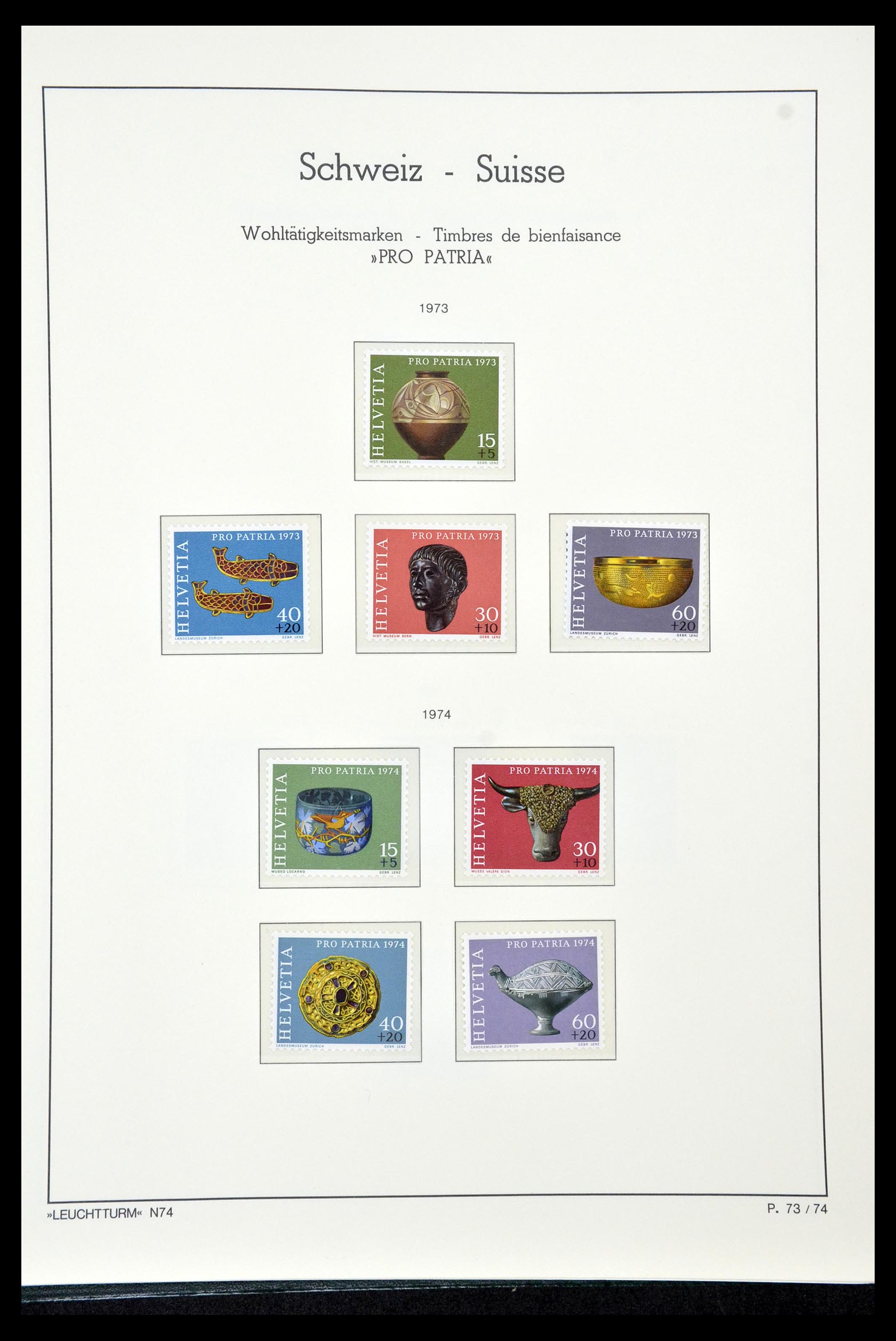 35030 147 - Stamp Collection 35030 Switzerland 1850-1997.