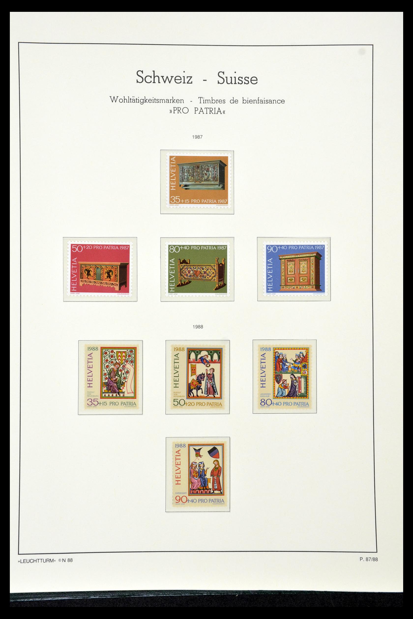 35030 153 - Stamp Collection 35030 Switzerland 1850-1997.
