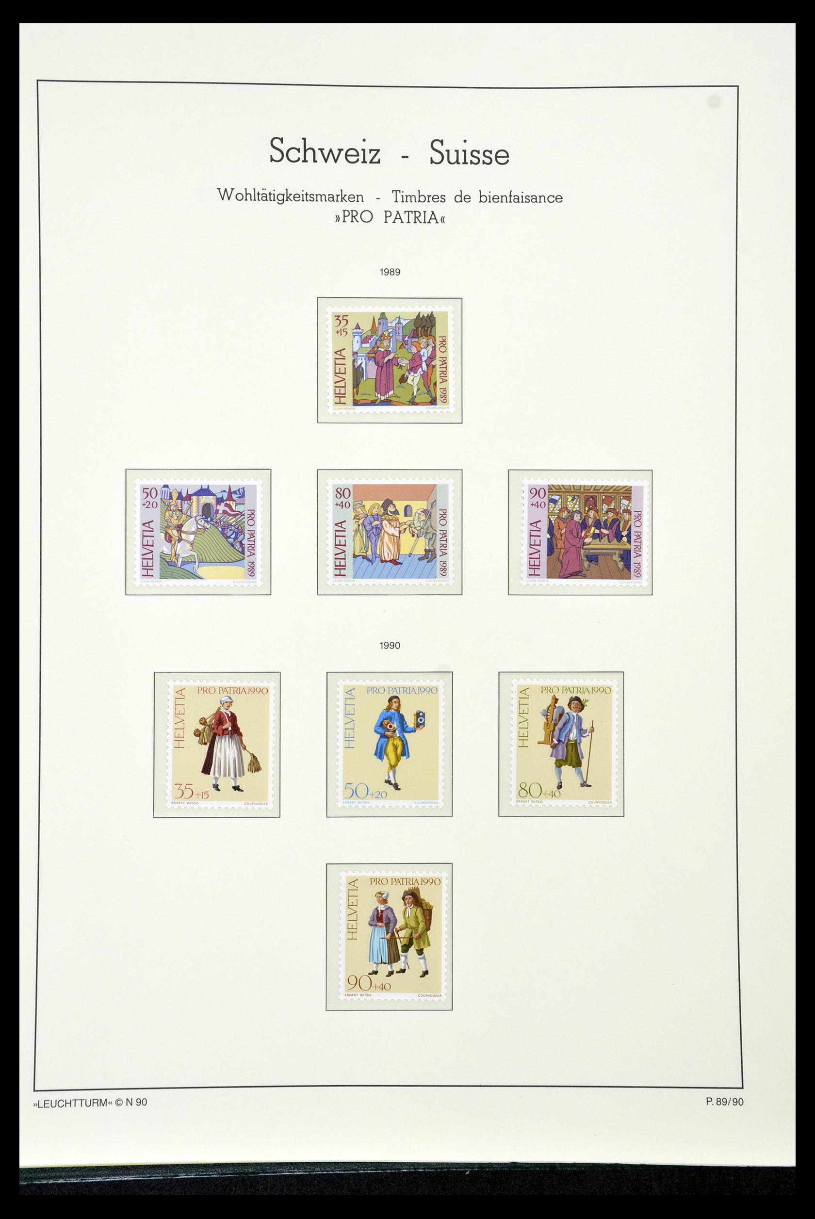 35030 154 - Stamp Collection 35030 Switzerland 1850-1997.
