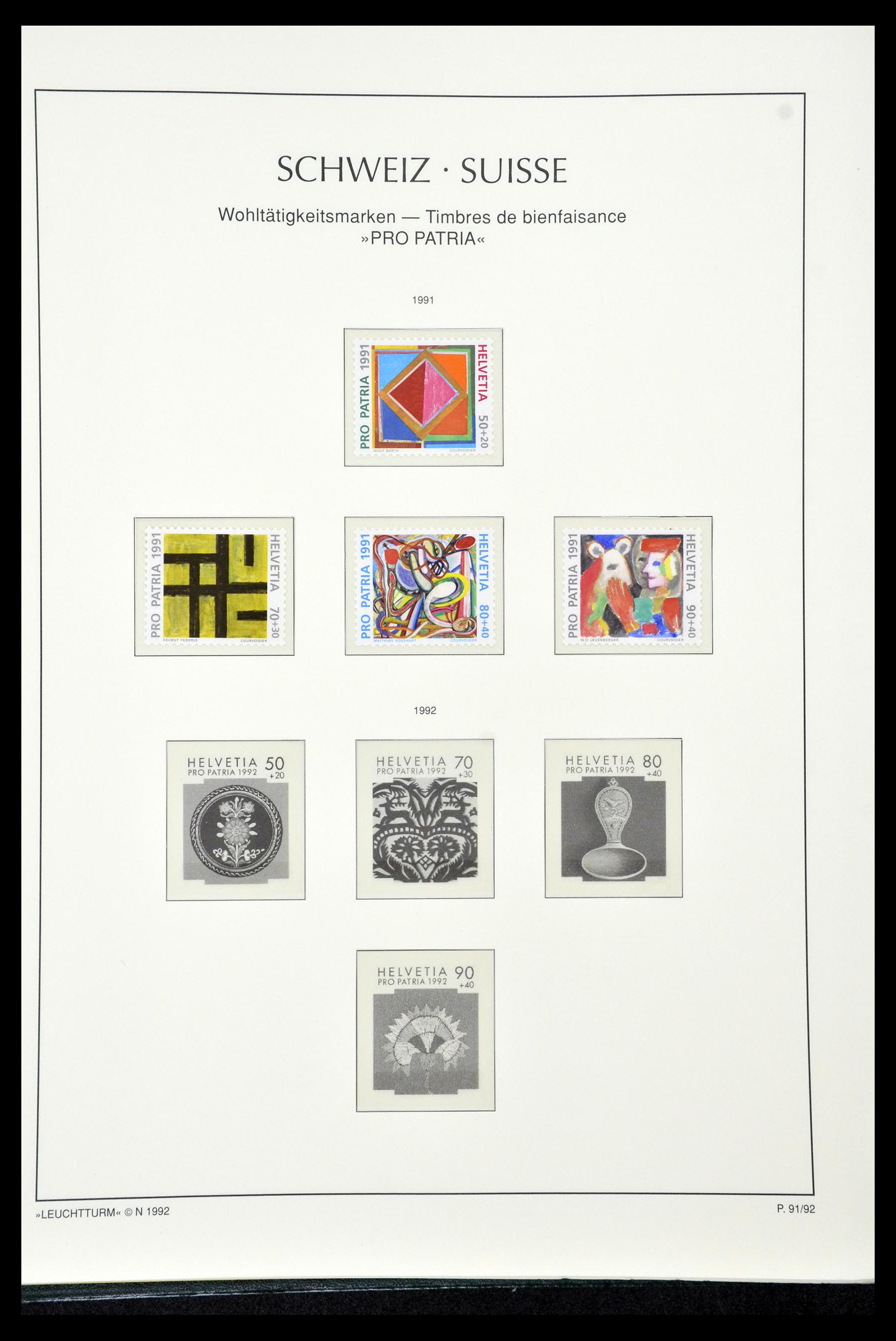 35030 155 - Stamp Collection 35030 Switzerland 1850-1997.