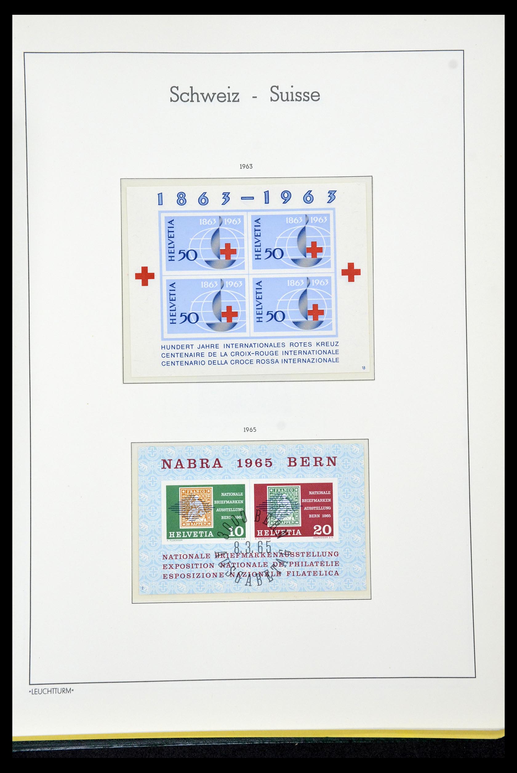 35030 166 - Stamp Collection 35030 Switzerland 1850-1997.