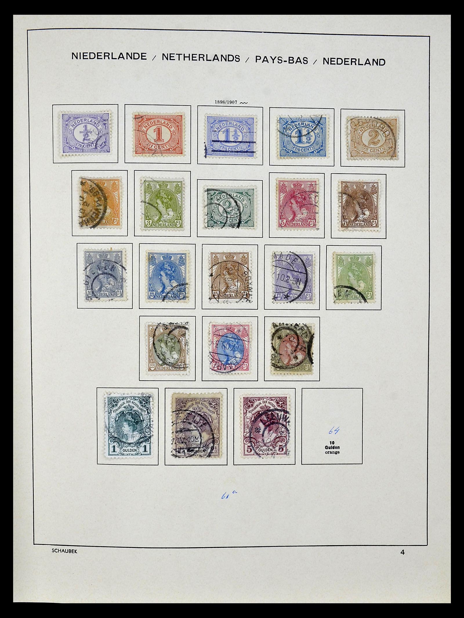 35031 002 - Stamp Collection 35031 Netherlands 1852-1970.