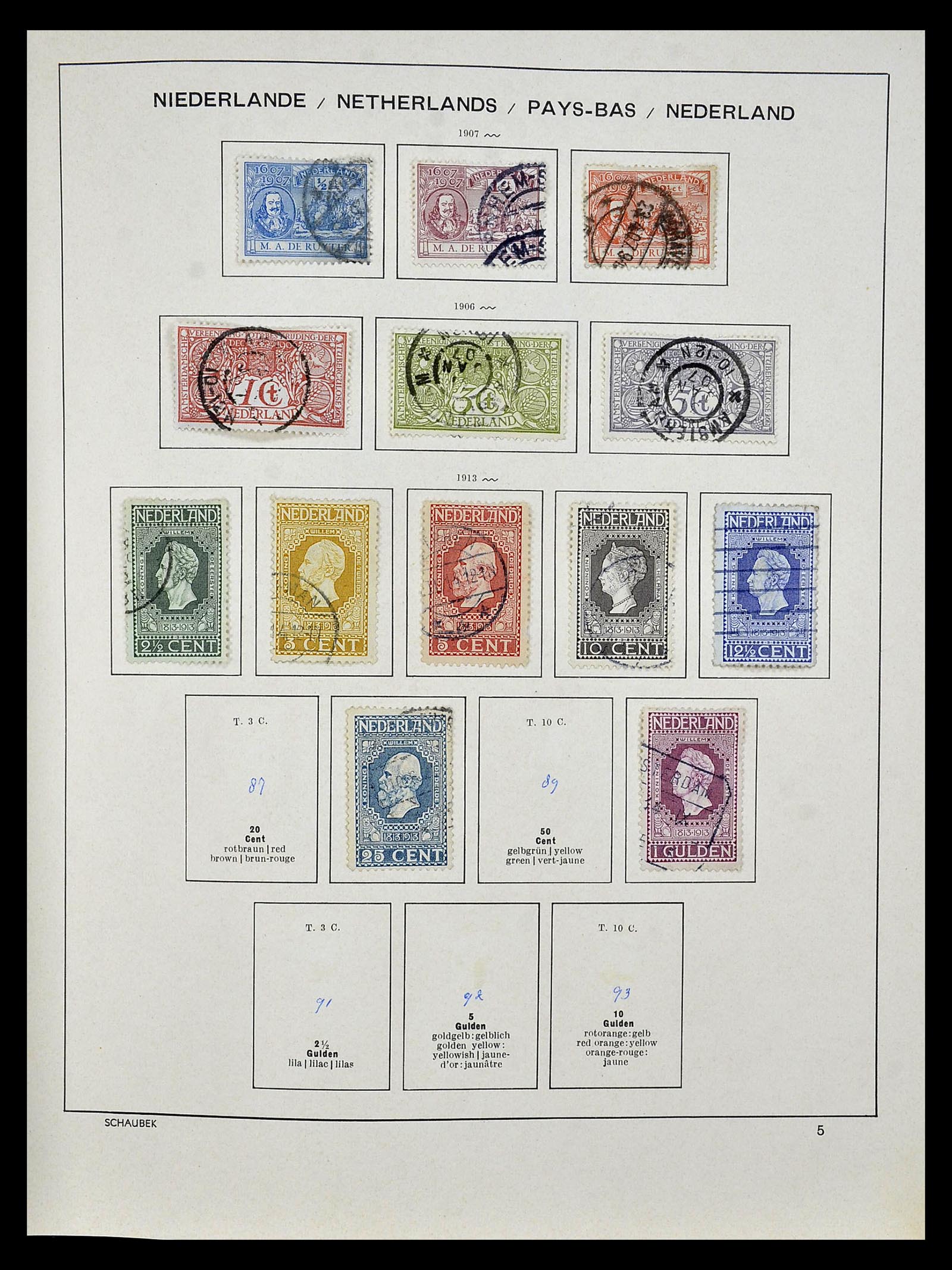 35031 003 - Stamp Collection 35031 Netherlands 1852-1970.