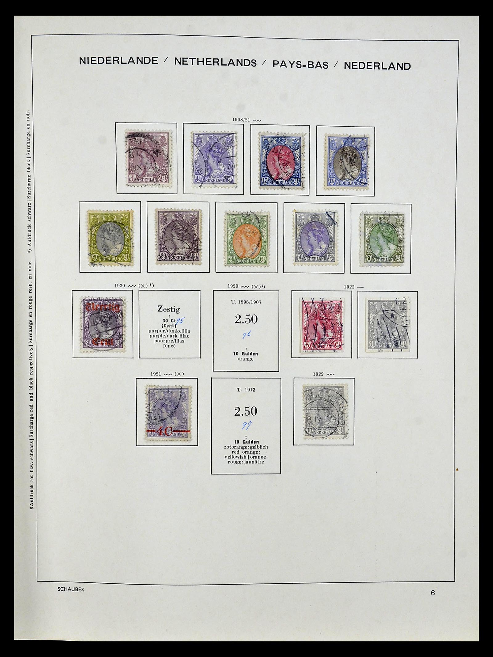 35031 004 - Stamp Collection 35031 Netherlands 1852-1970.
