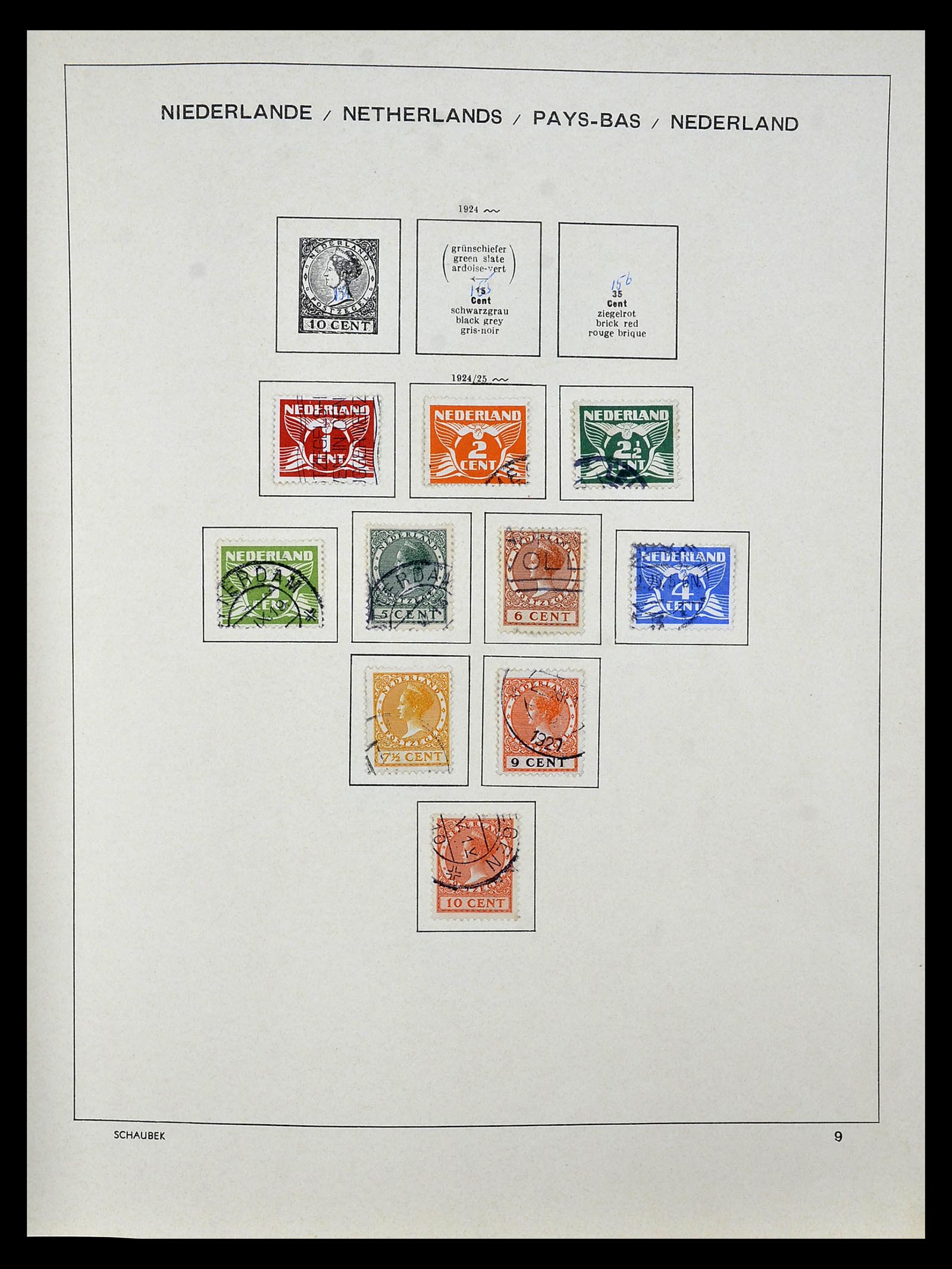 35031 007 - Stamp Collection 35031 Netherlands 1852-1970.