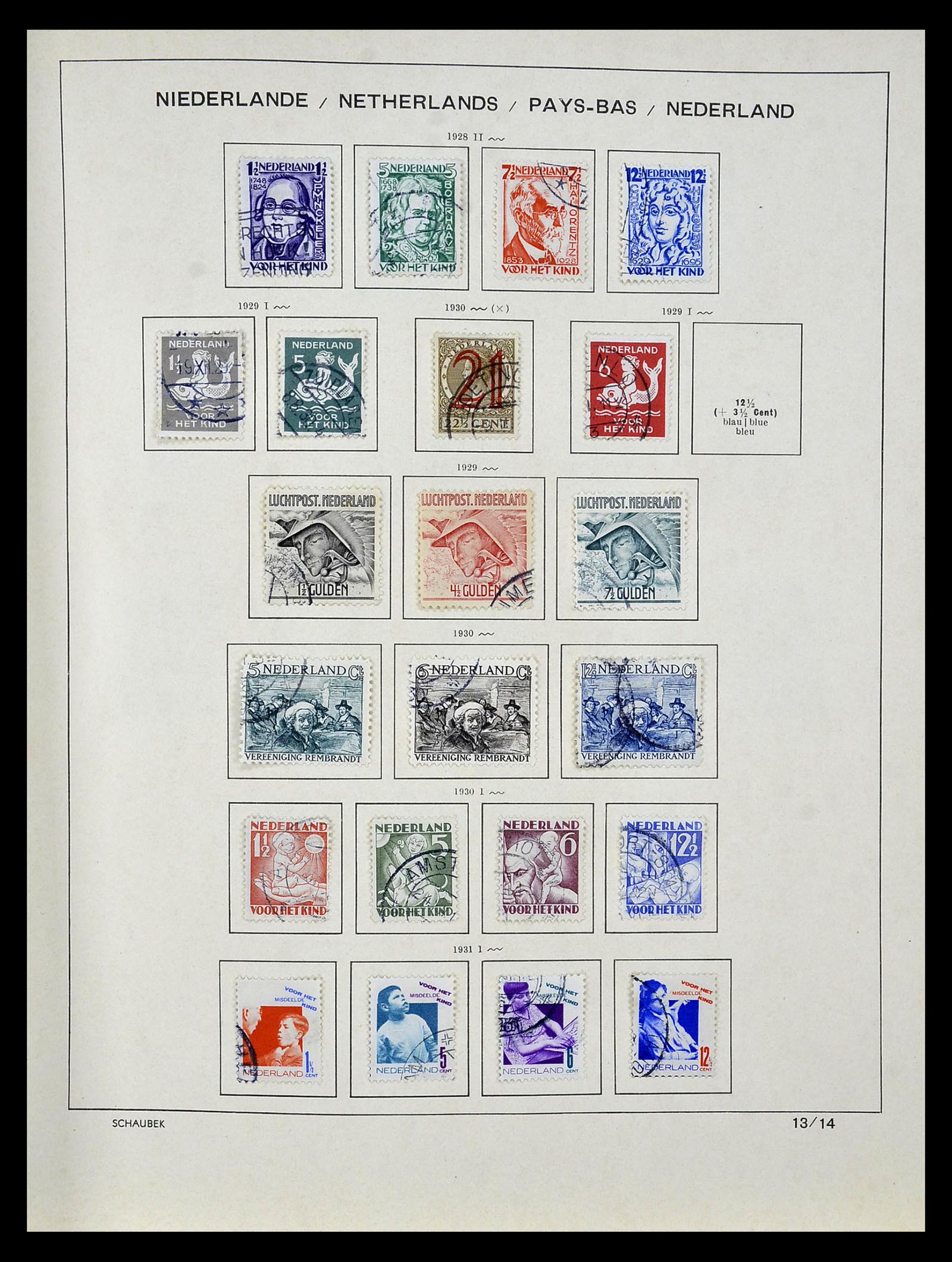 35031 012 - Stamp Collection 35031 Netherlands 1852-1970.