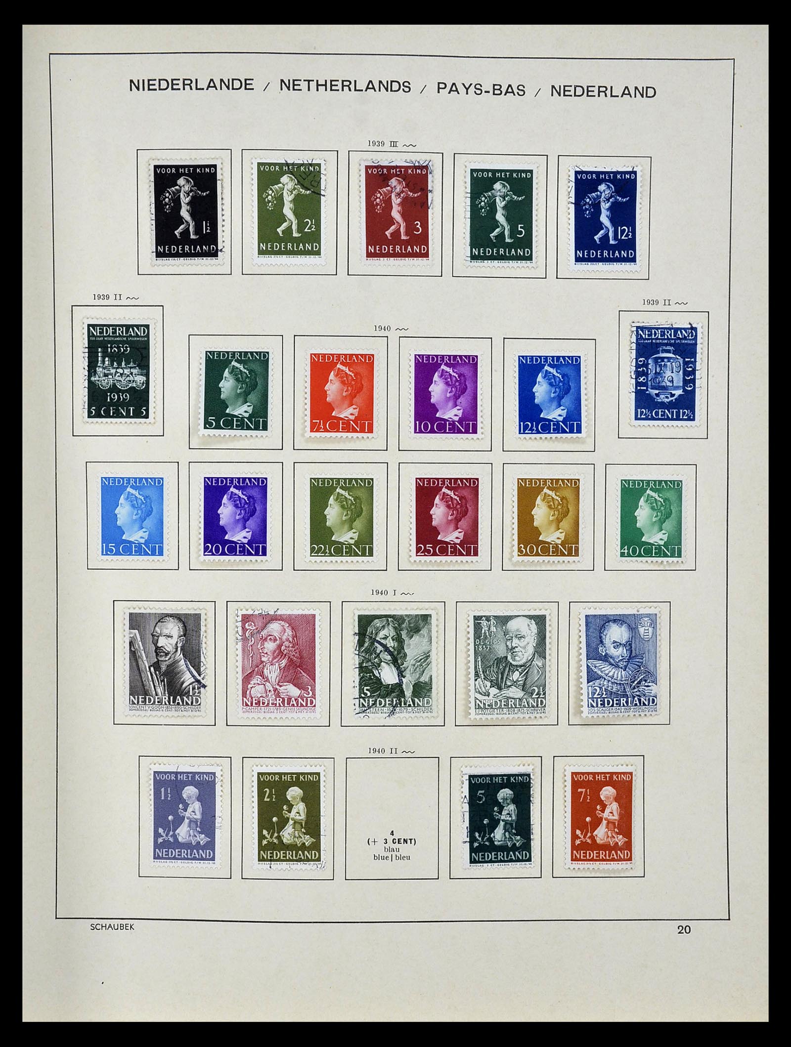 35031 017 - Stamp Collection 35031 Netherlands 1852-1970.