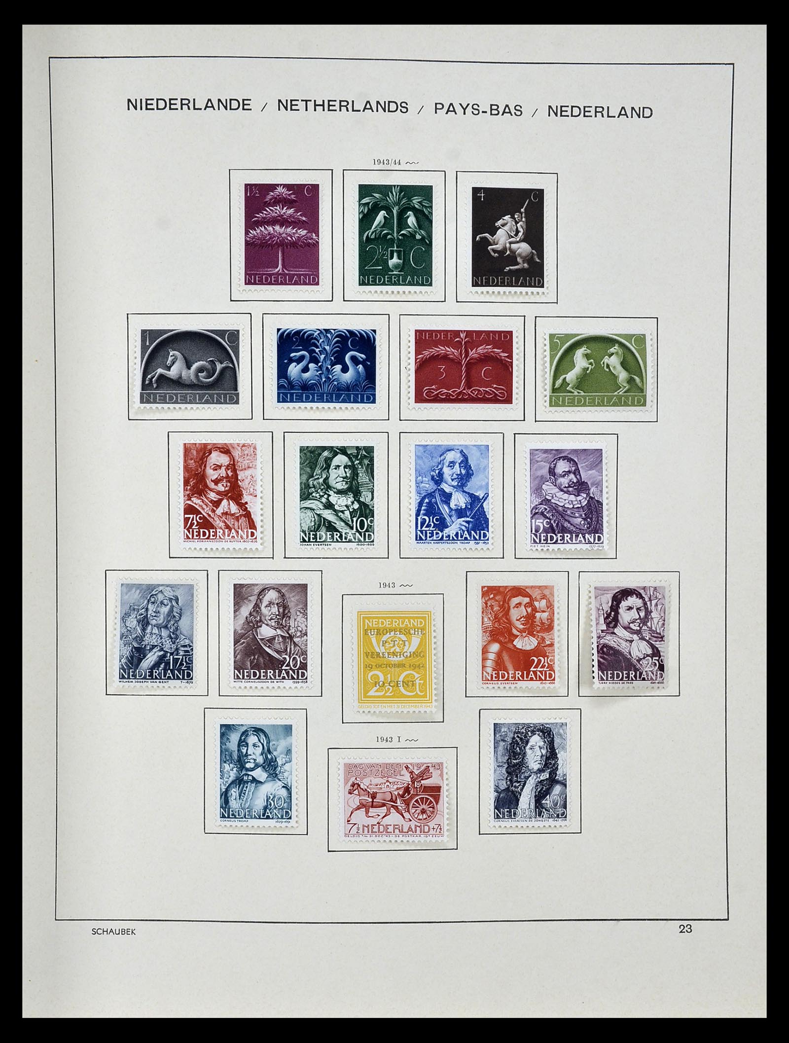 35031 020 - Stamp Collection 35031 Netherlands 1852-1970.