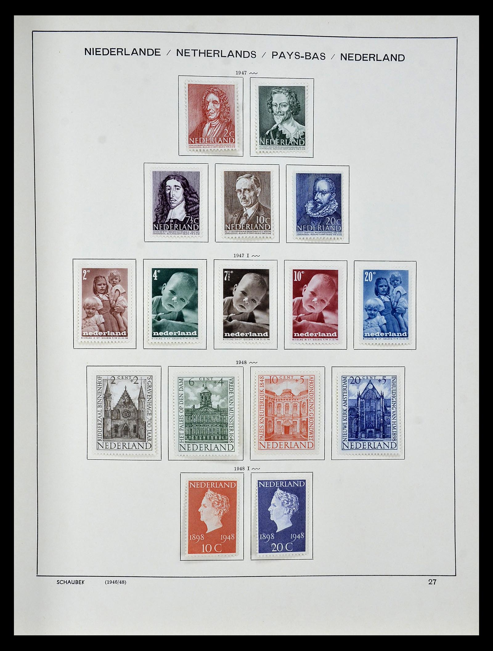 35031 025 - Stamp Collection 35031 Netherlands 1852-1970.