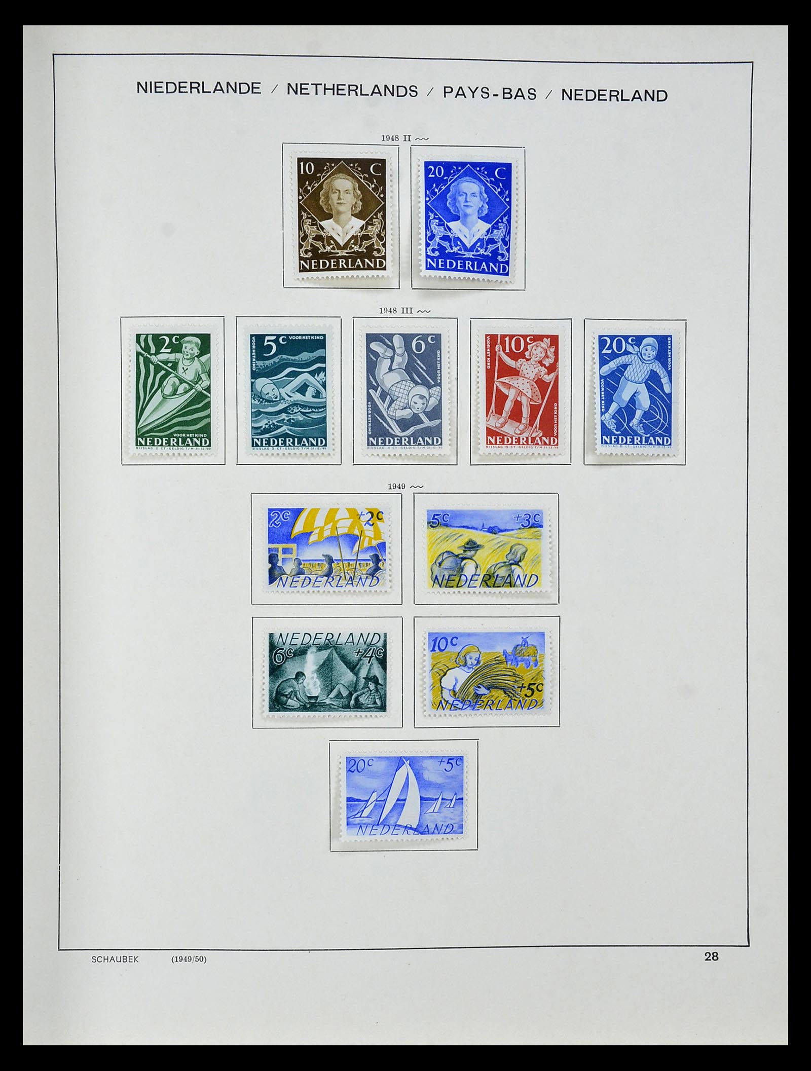 35031 026 - Stamp Collection 35031 Netherlands 1852-1970.
