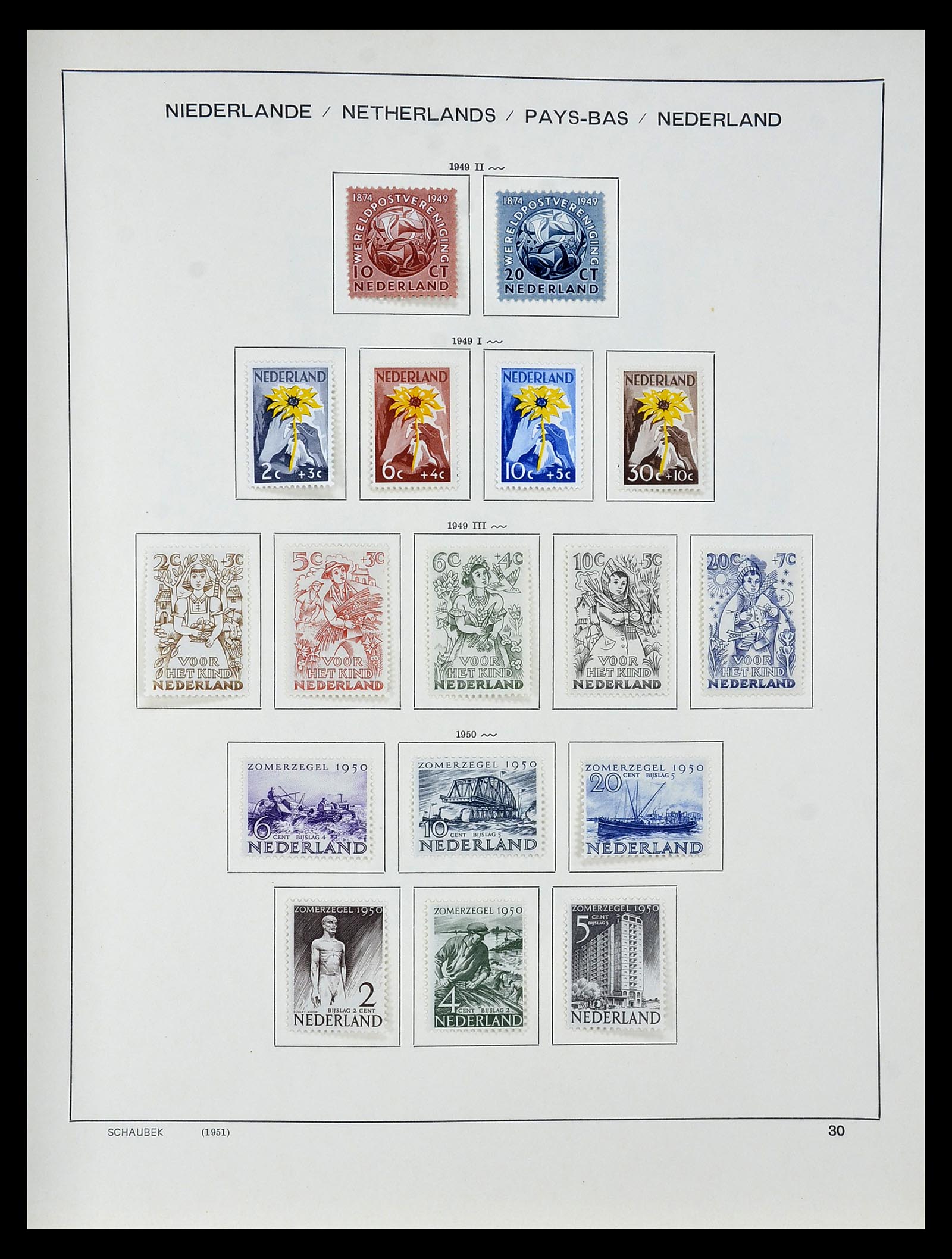 35031 027 - Stamp Collection 35031 Netherlands 1852-1970.