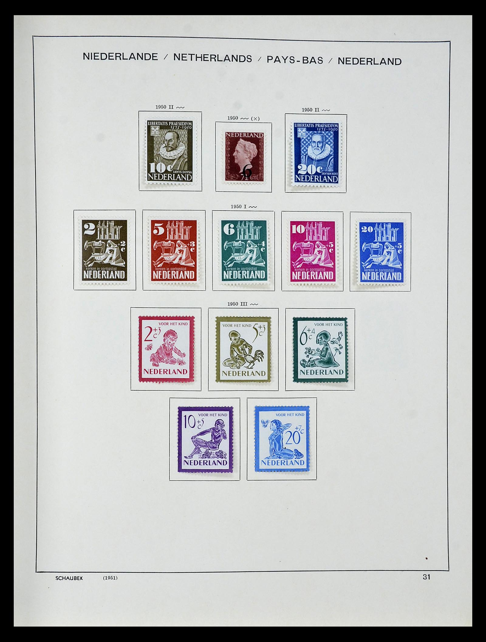 35031 029 - Stamp Collection 35031 Netherlands 1852-1970.