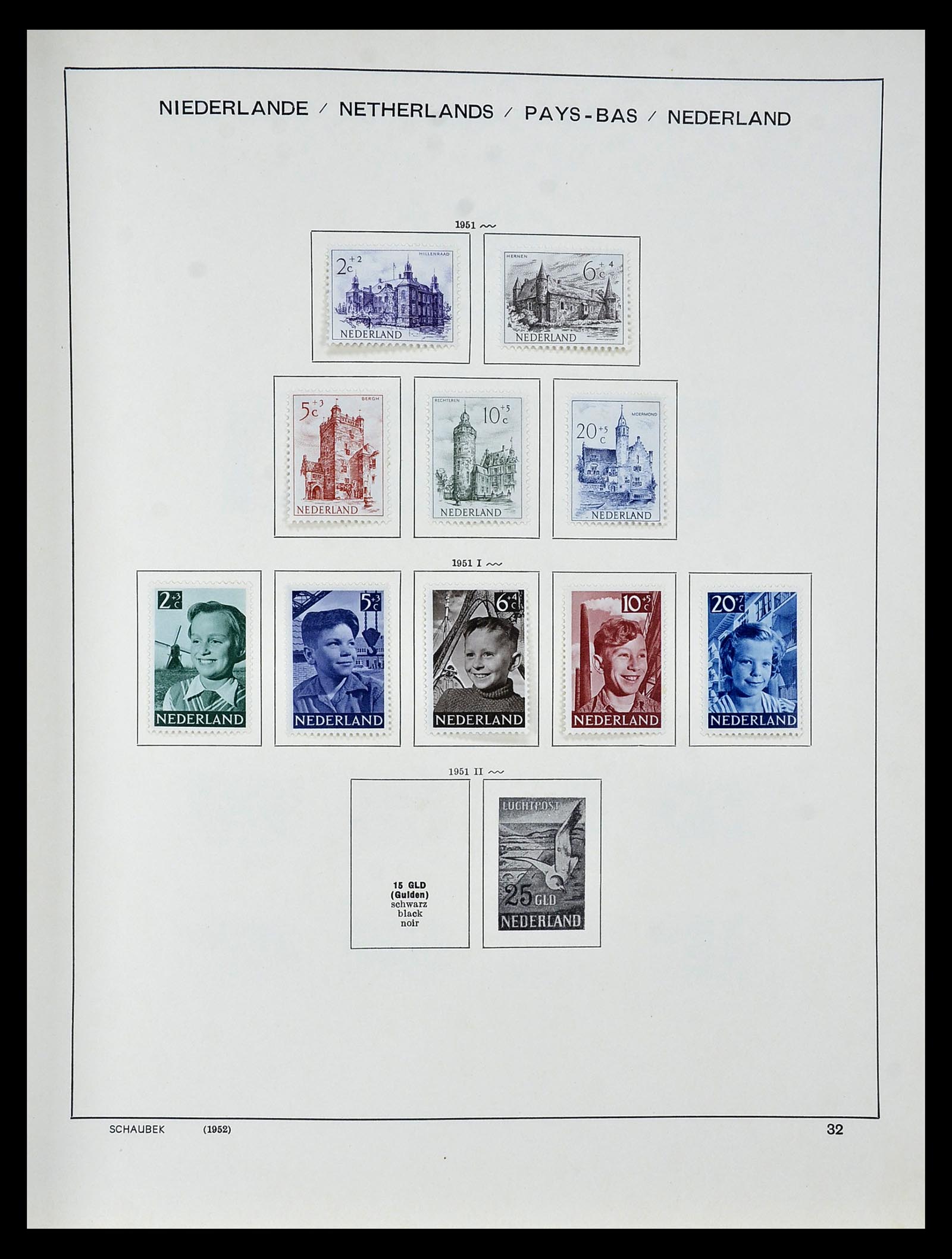 35031 030 - Stamp Collection 35031 Netherlands 1852-1970.