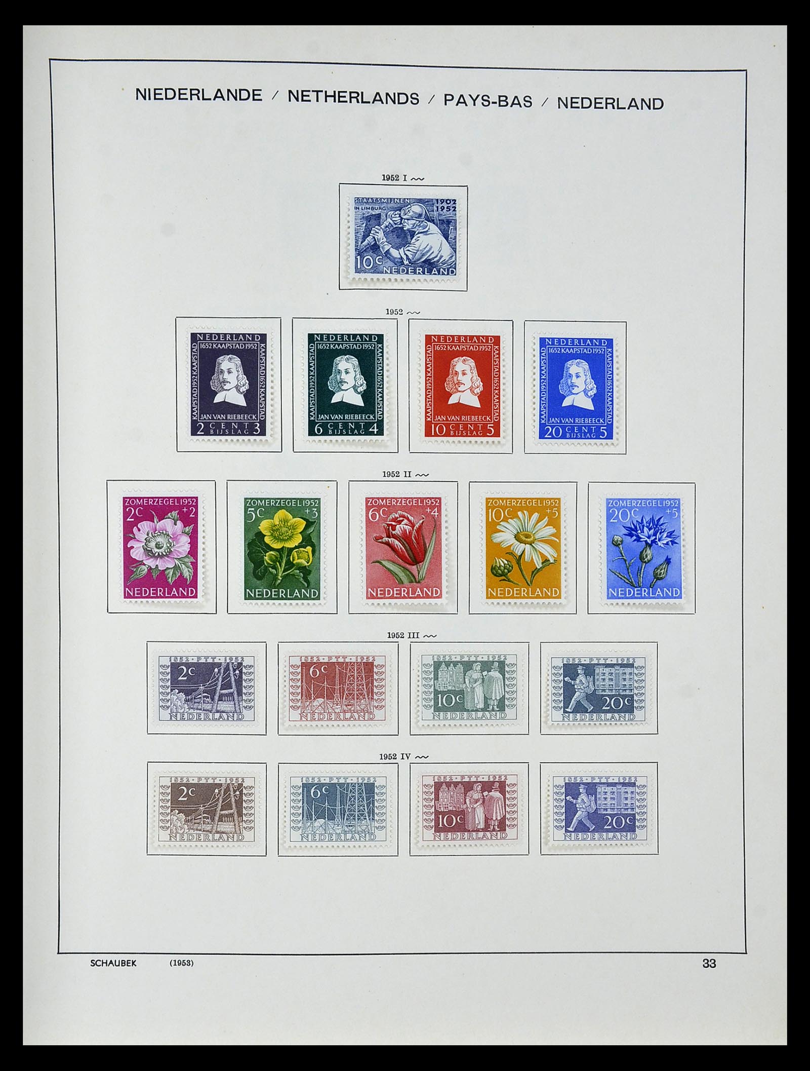 35031 031 - Stamp Collection 35031 Netherlands 1852-1970.