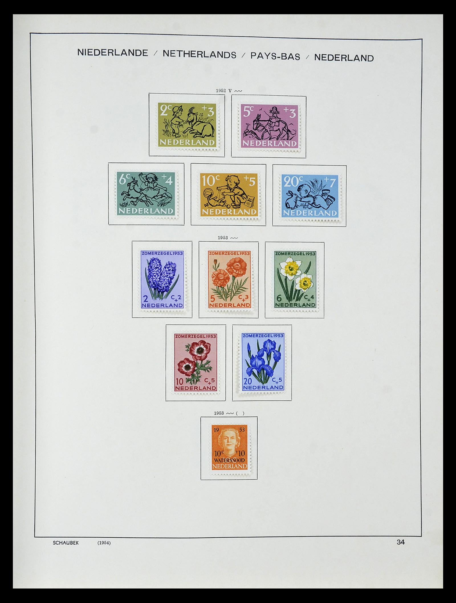 35031 032 - Stamp Collection 35031 Netherlands 1852-1970.