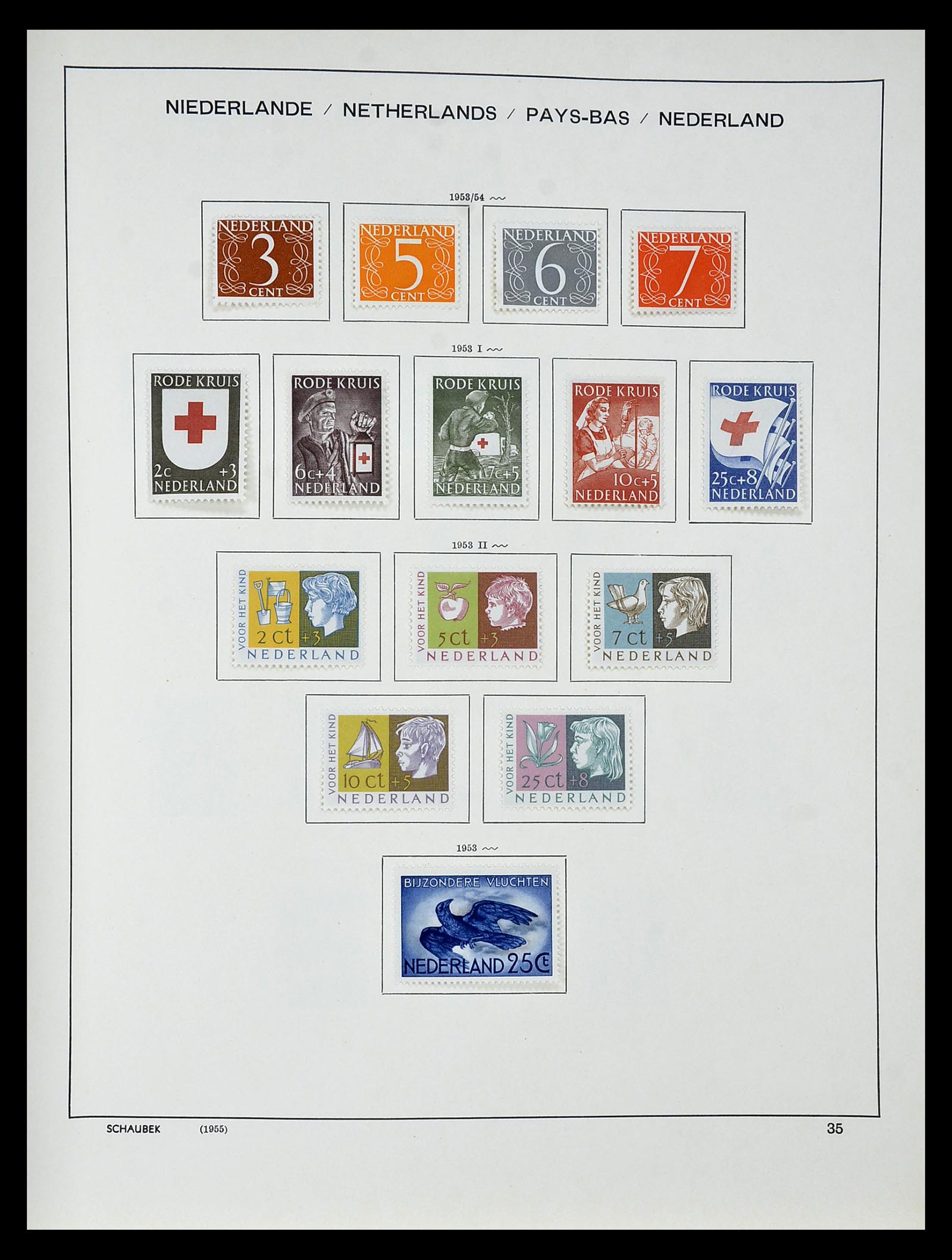 35031 033 - Stamp Collection 35031 Netherlands 1852-1970.
