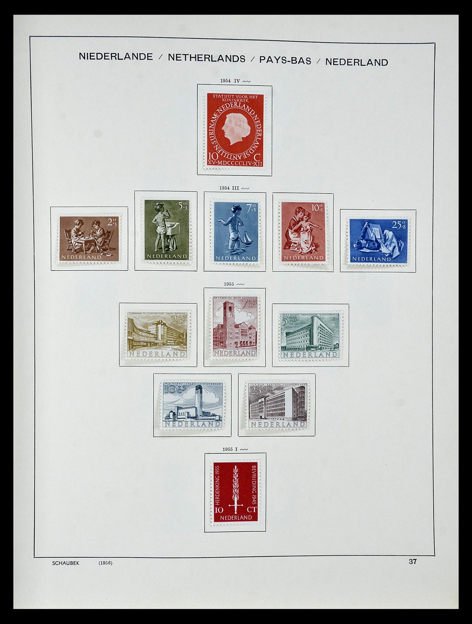 35031 035 - Stamp Collection 35031 Netherlands 1852-1970.