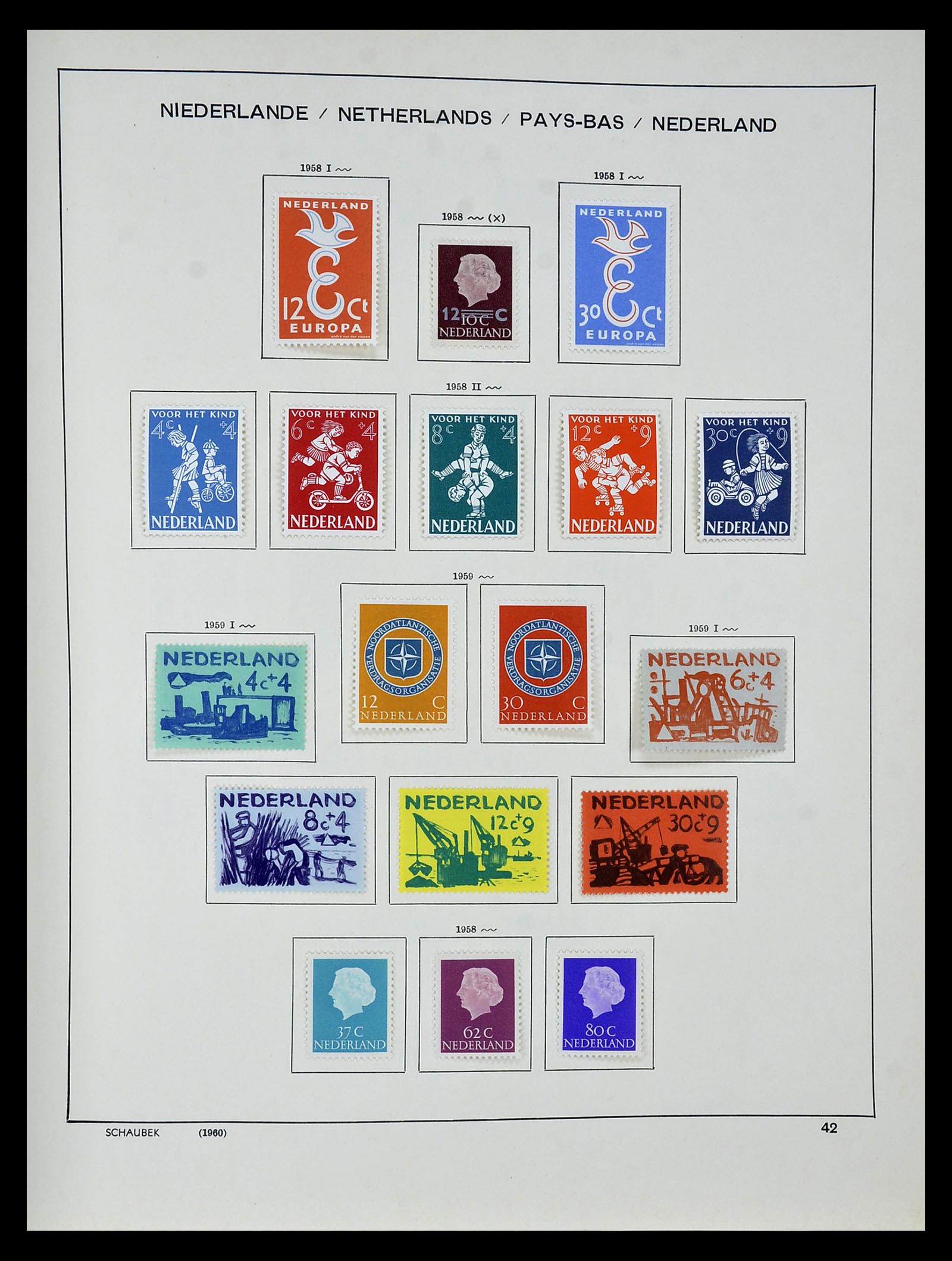 35031 040 - Stamp Collection 35031 Netherlands 1852-1970.