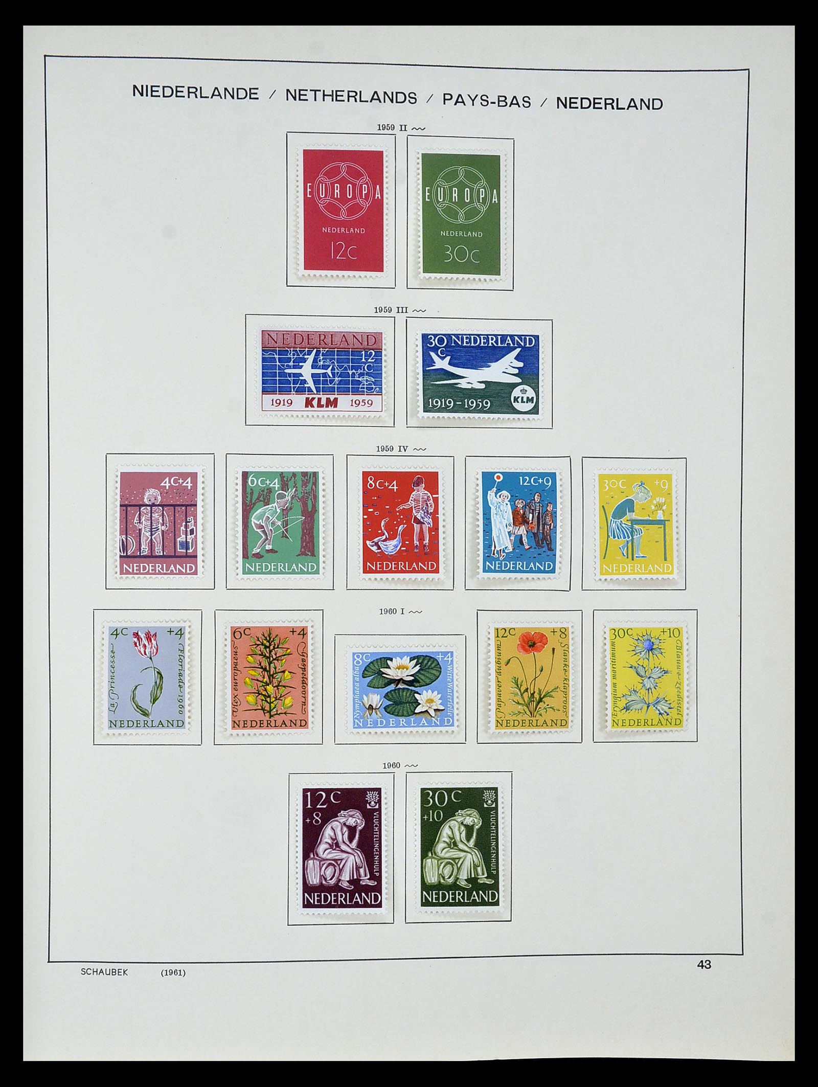 35031 041 - Stamp Collection 35031 Netherlands 1852-1970.