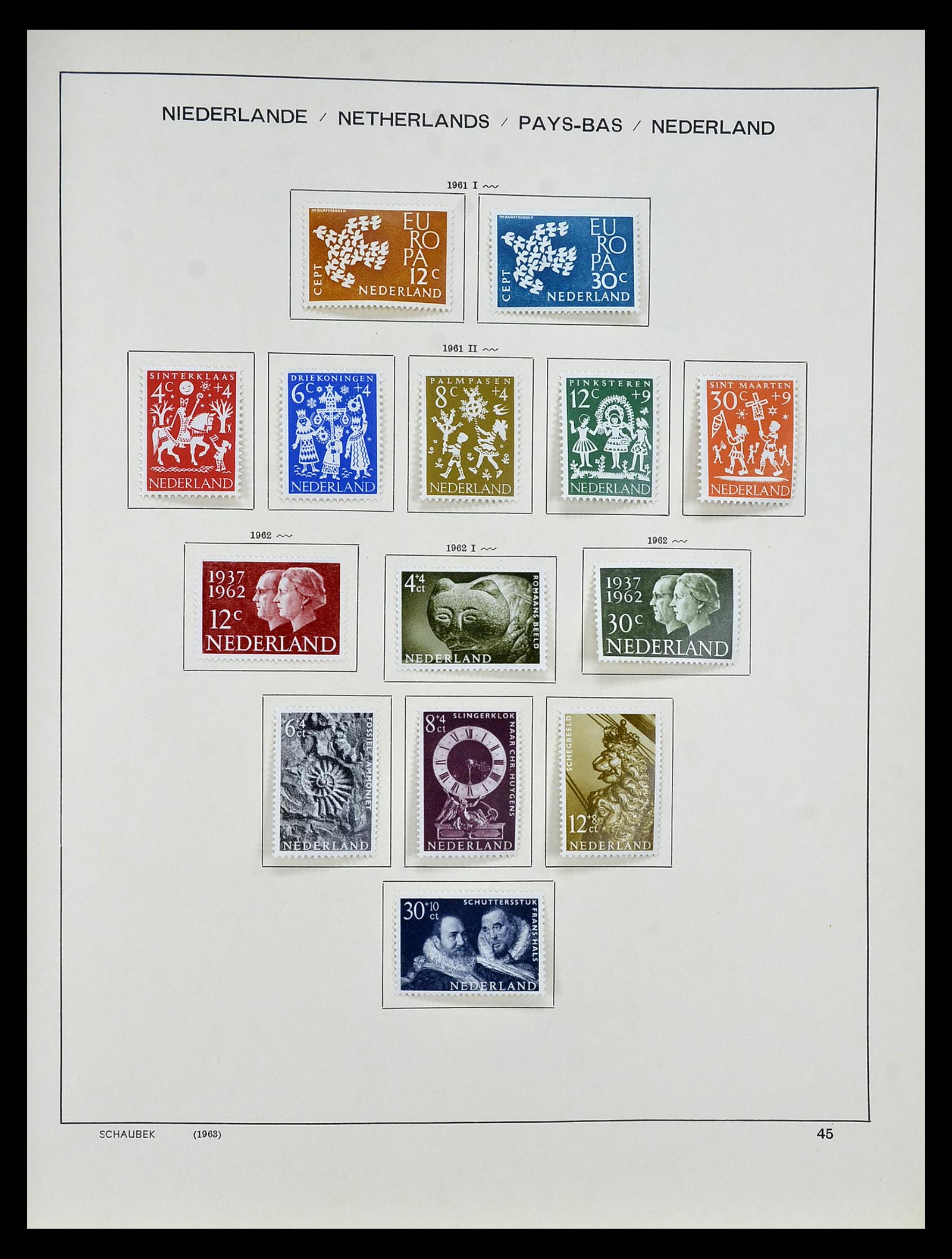 35031 043 - Stamp Collection 35031 Netherlands 1852-1970.