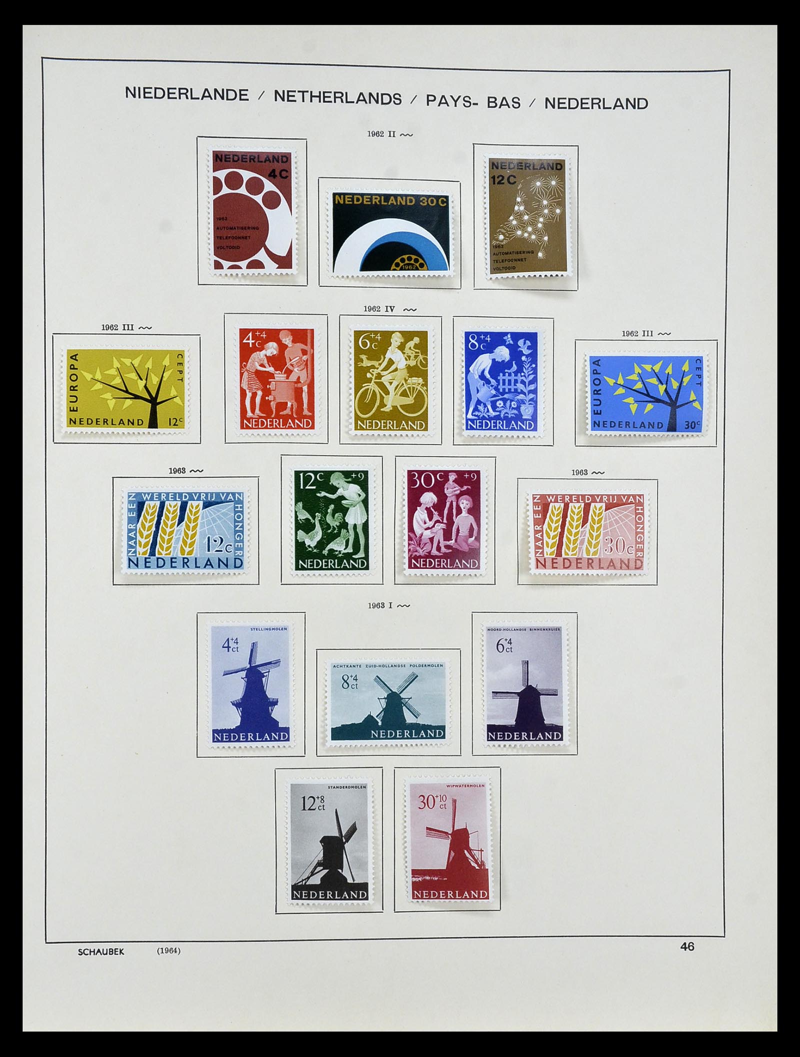 35031 044 - Stamp Collection 35031 Netherlands 1852-1970.