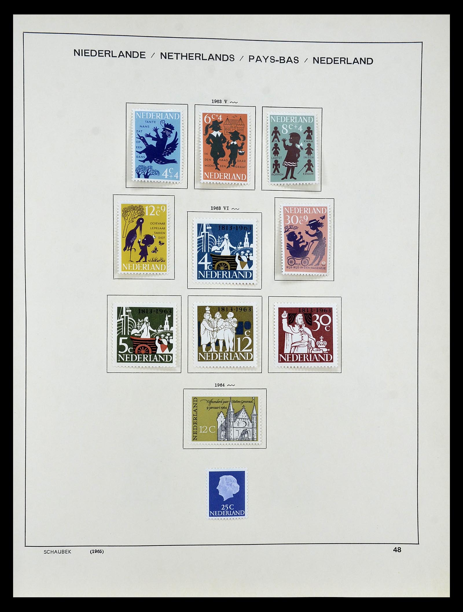 35031 046 - Stamp Collection 35031 Netherlands 1852-1970.