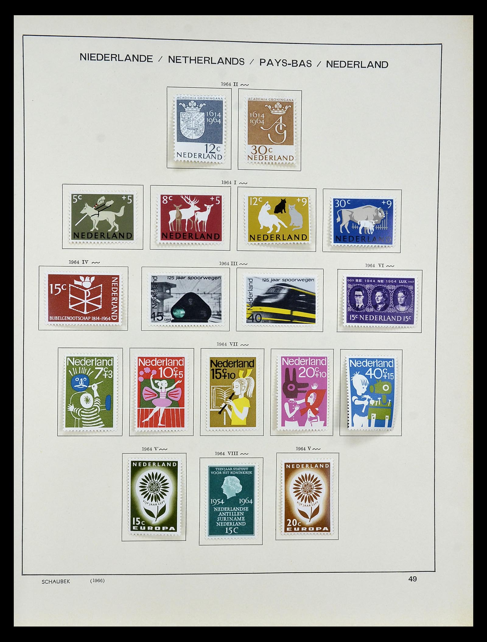 35031 047 - Stamp Collection 35031 Netherlands 1852-1970.