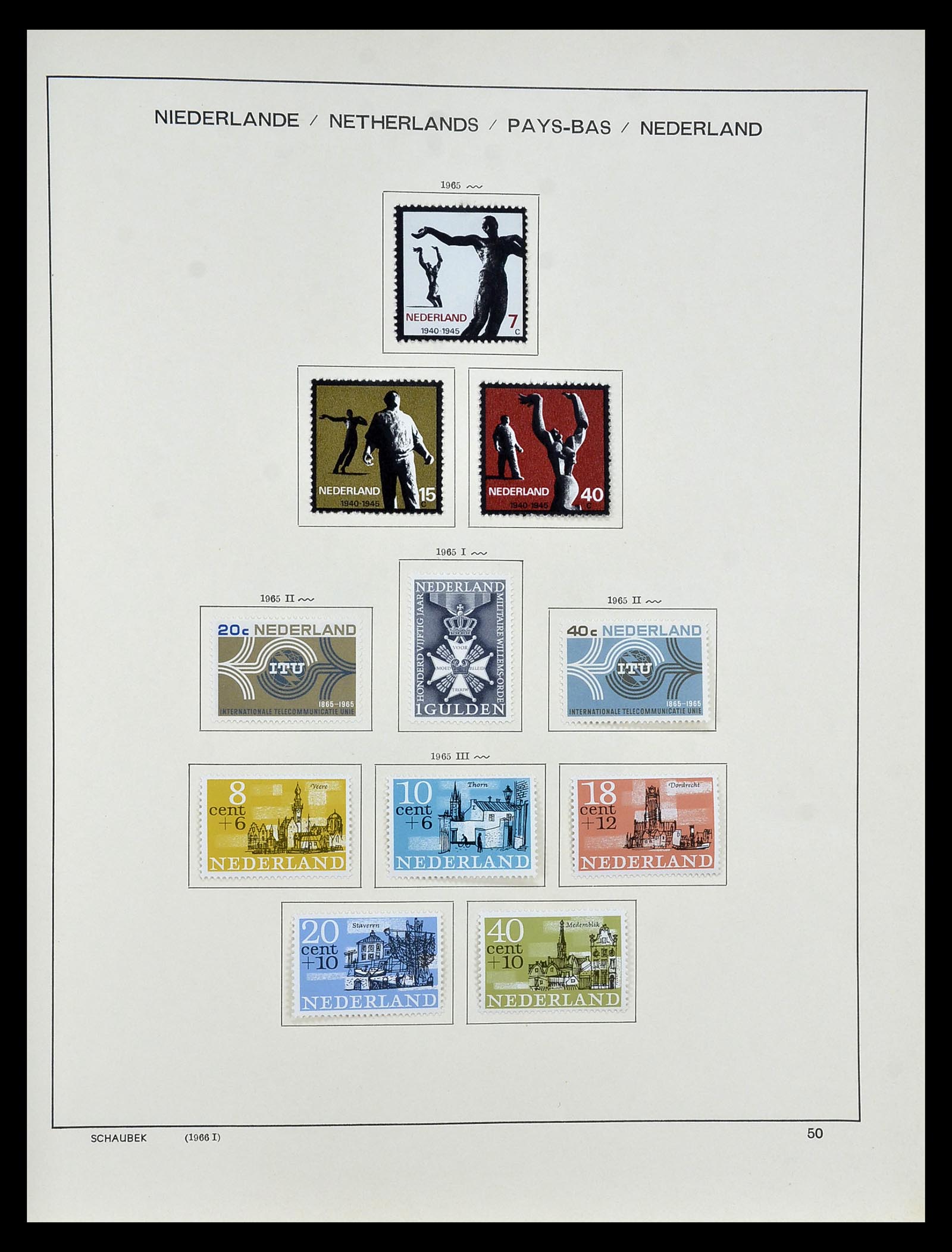 35031 048 - Stamp Collection 35031 Netherlands 1852-1970.