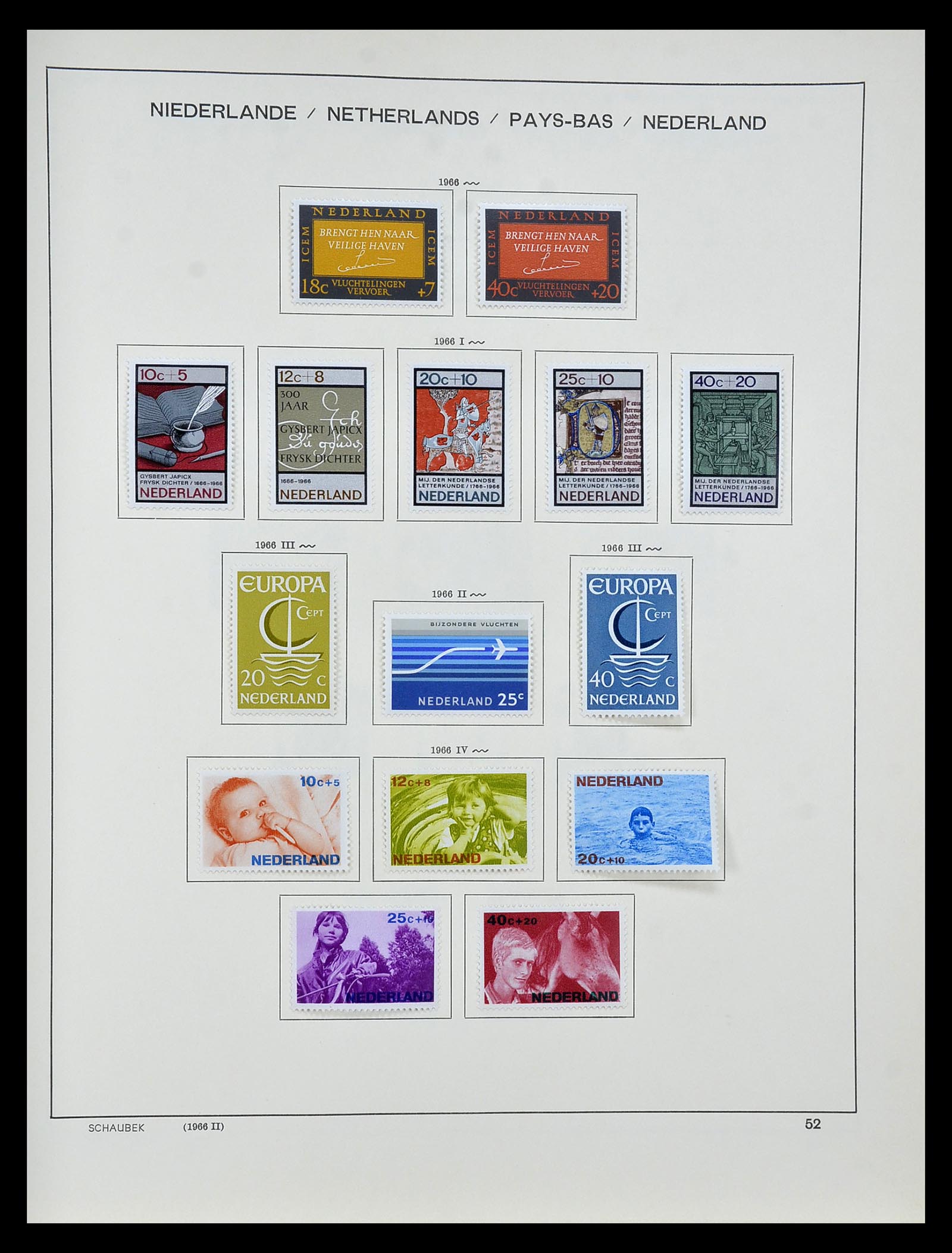 35031 050 - Stamp Collection 35031 Netherlands 1852-1970.