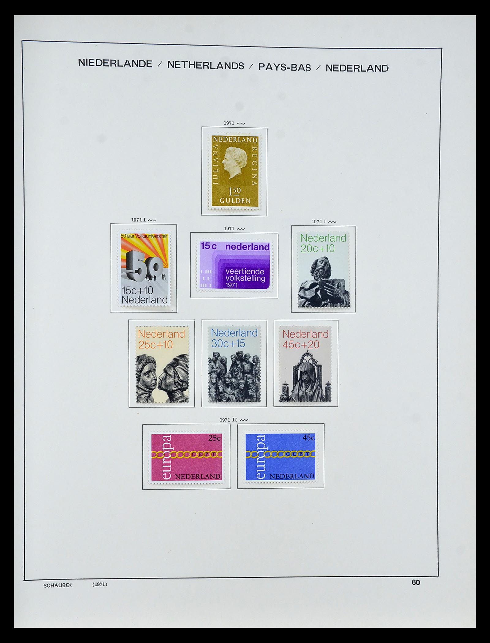 35031 058 - Stamp Collection 35031 Netherlands 1852-1970.