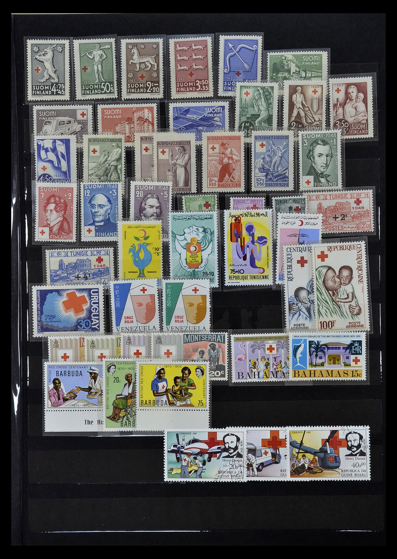 35032 003 - Postzegelverzameling 35032 Rode Kruis 1914-1990.