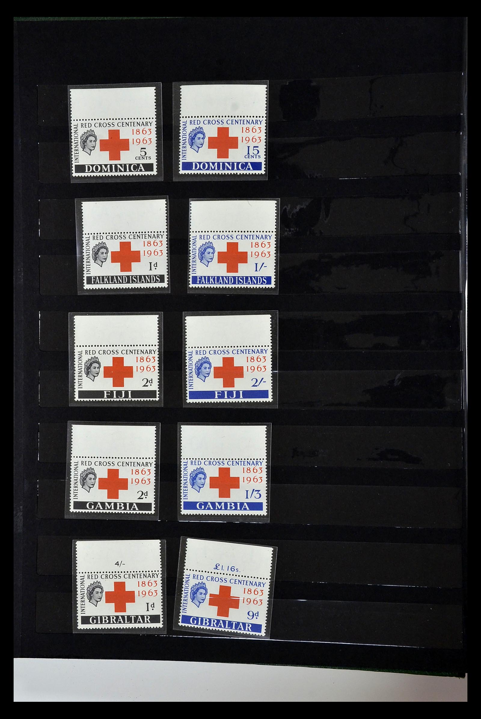 35032 008 - Postzegelverzameling 35032 Rode Kruis 1914-1990.