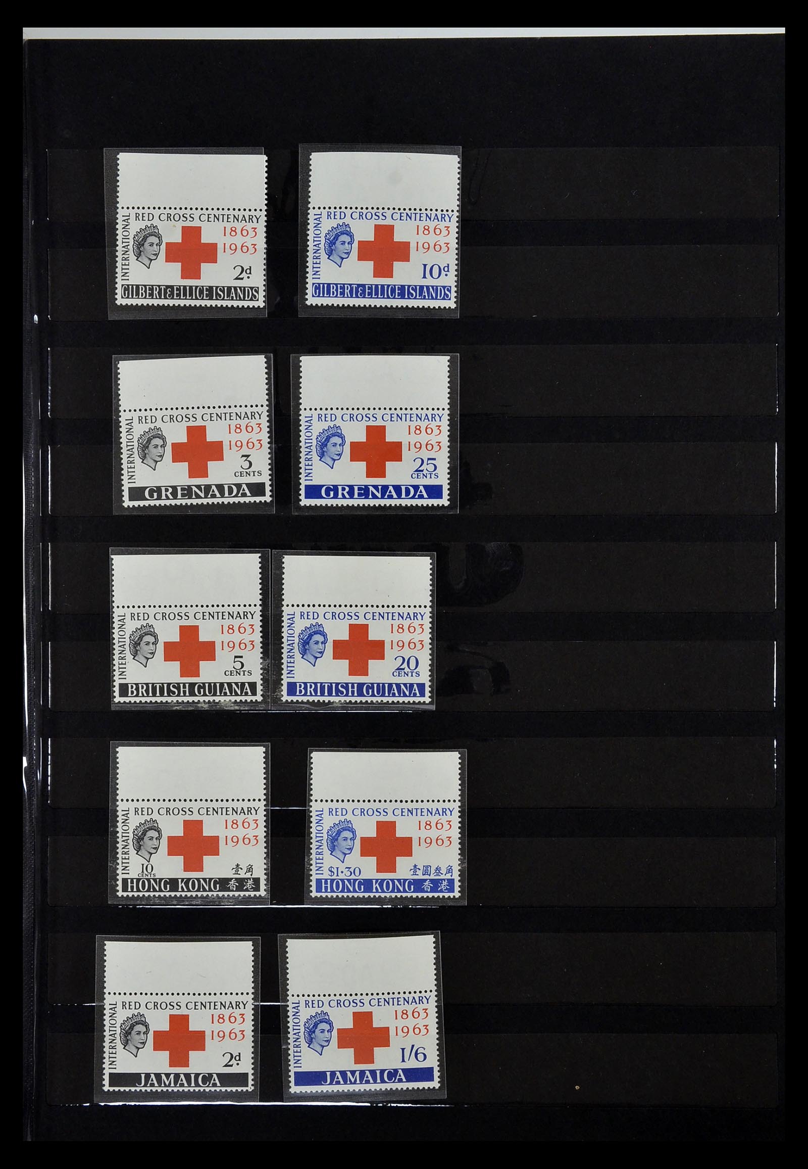 35032 009 - Postzegelverzameling 35032 Rode Kruis 1914-1990.